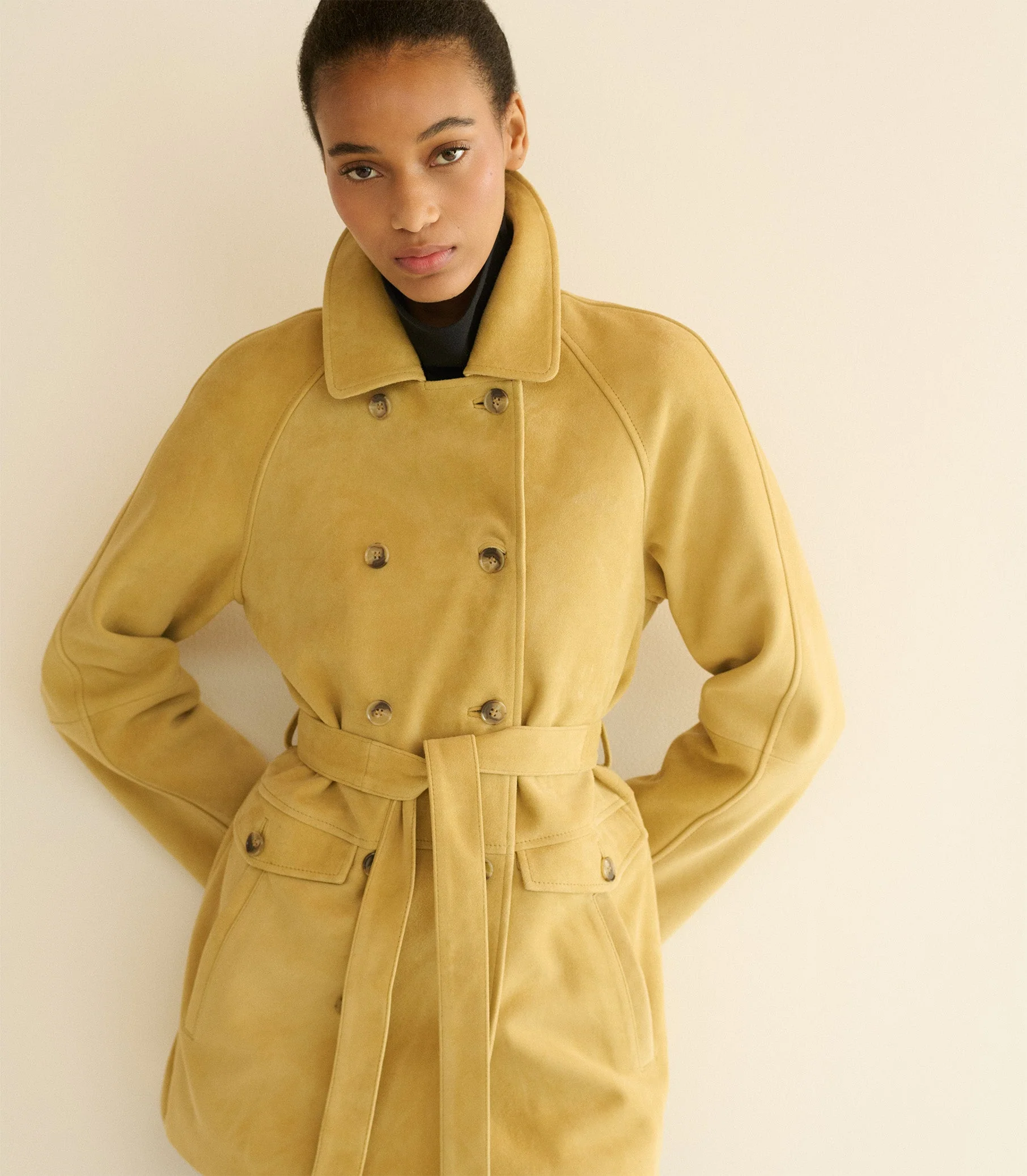 DOEN - HUTTON SUEDE TRENCH - Image 25