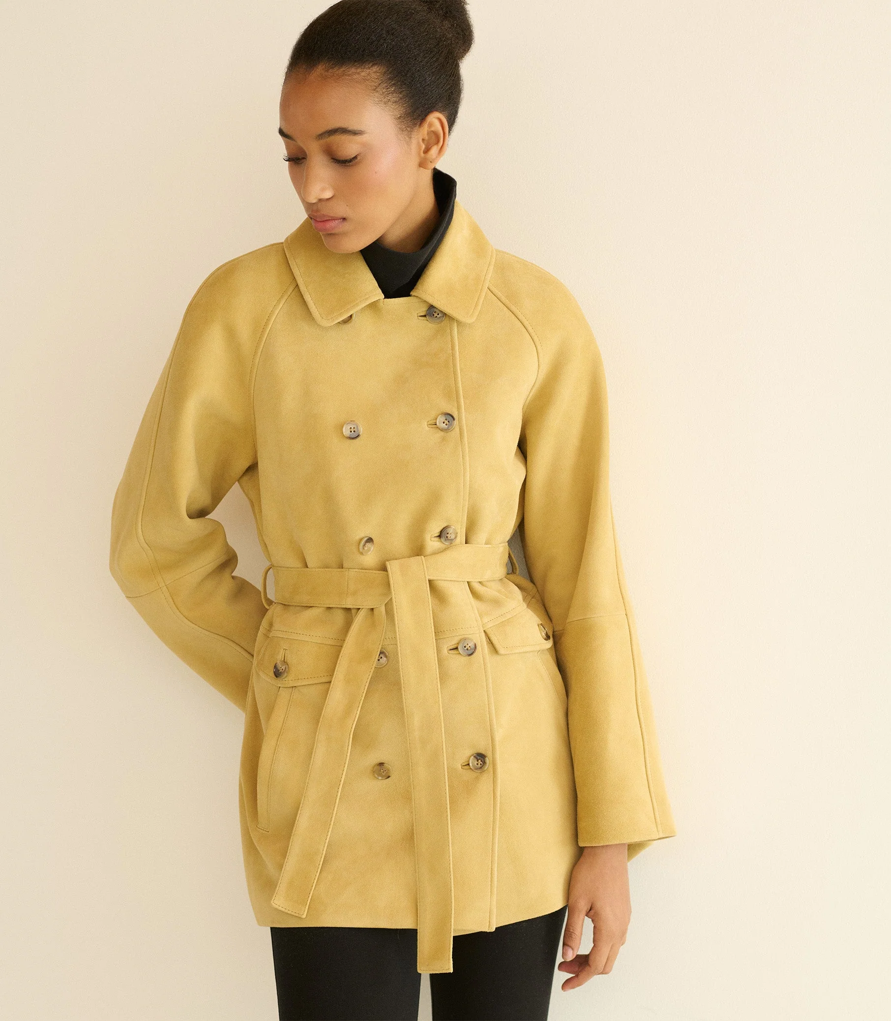 DOEN - HUTTON SUEDE TRENCH - Image 29