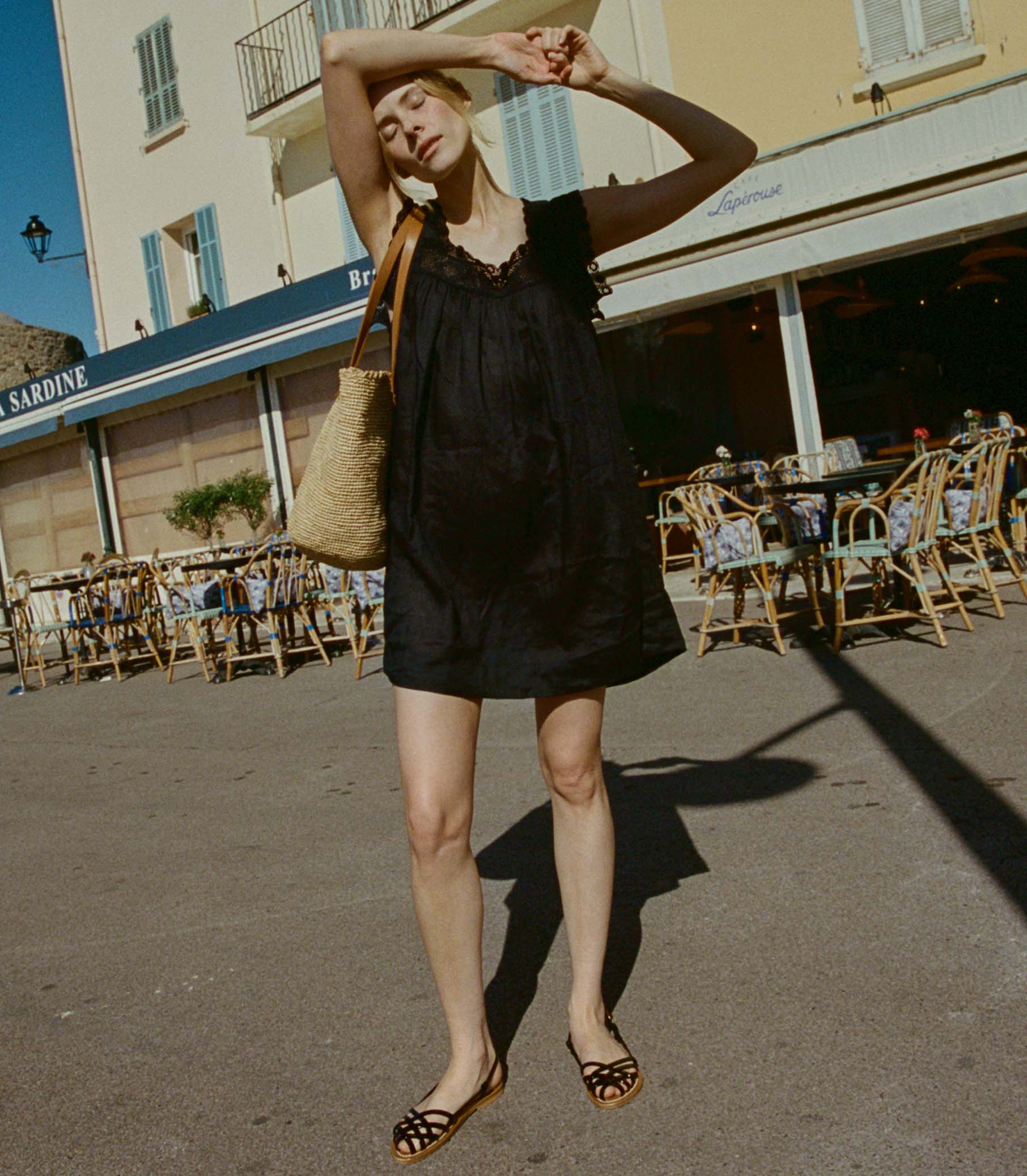 DÔEN - DOEN & K.JACQUES PECHE SANDAL -- NOIR - Image 5