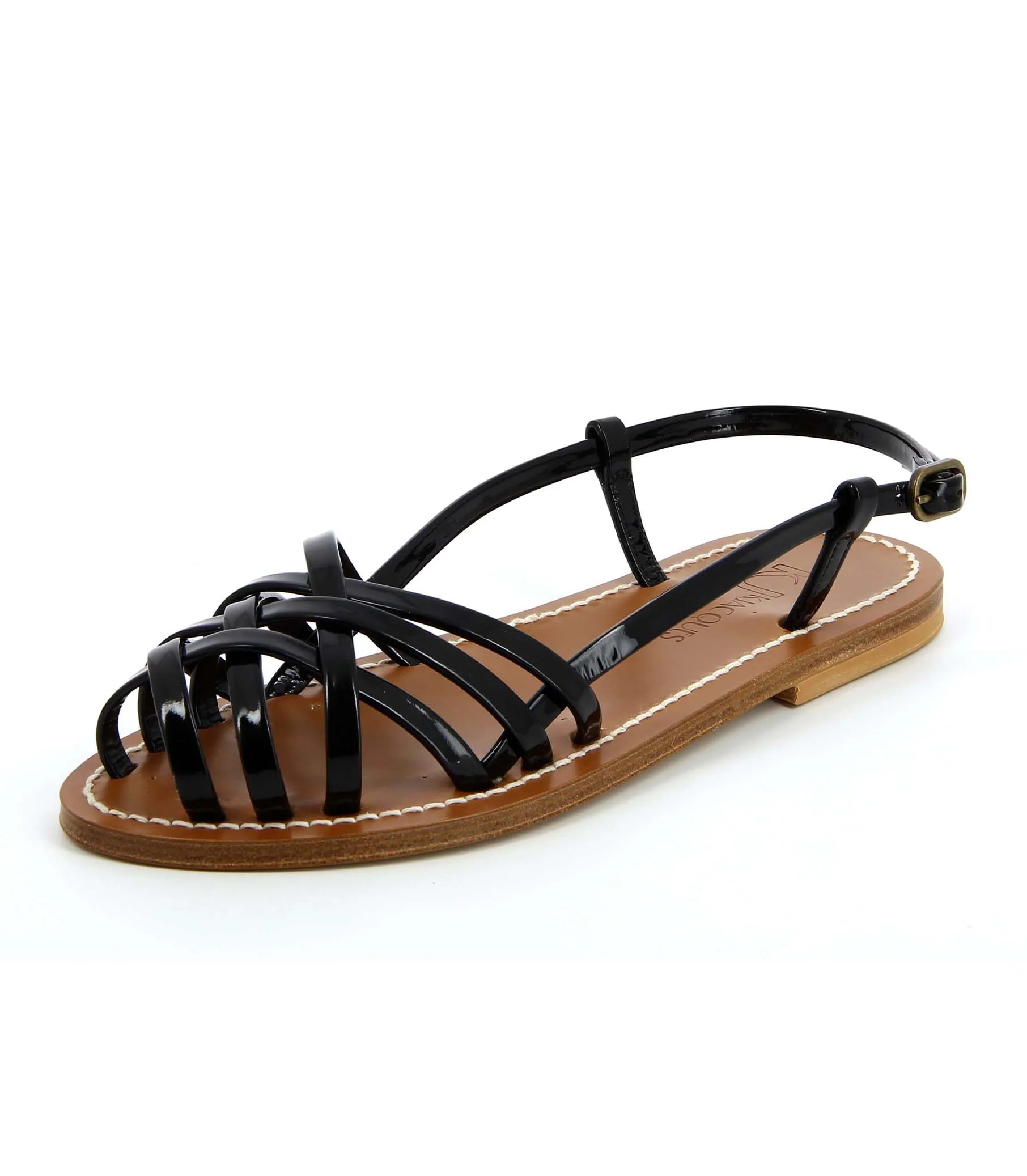 DÔEN - DOEN & K.JACQUES PECHE SANDAL -- NOIR - Image 7