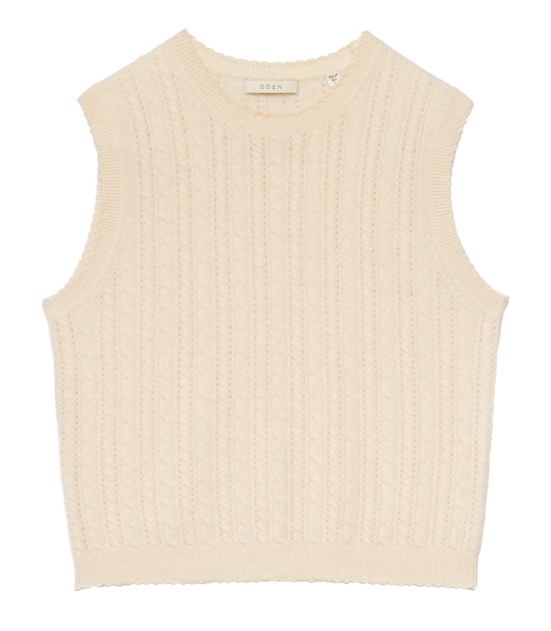 DOEN - LOUDEN CASHMERE CABLE TOP - Image 8
