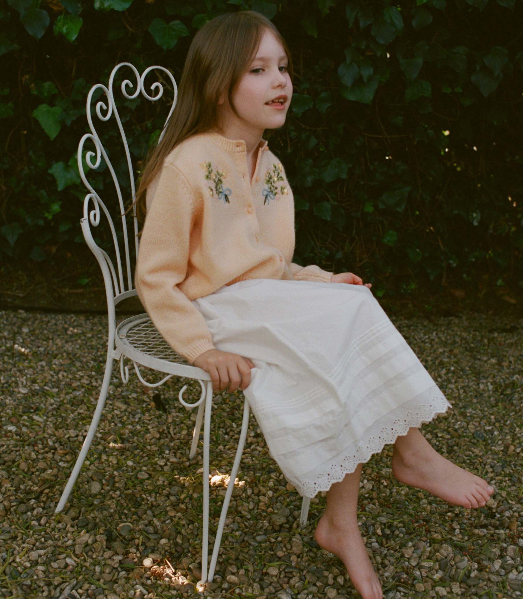 DOEN - PETIT GARDENIA CASHMERE CARDIGAN - Image 3