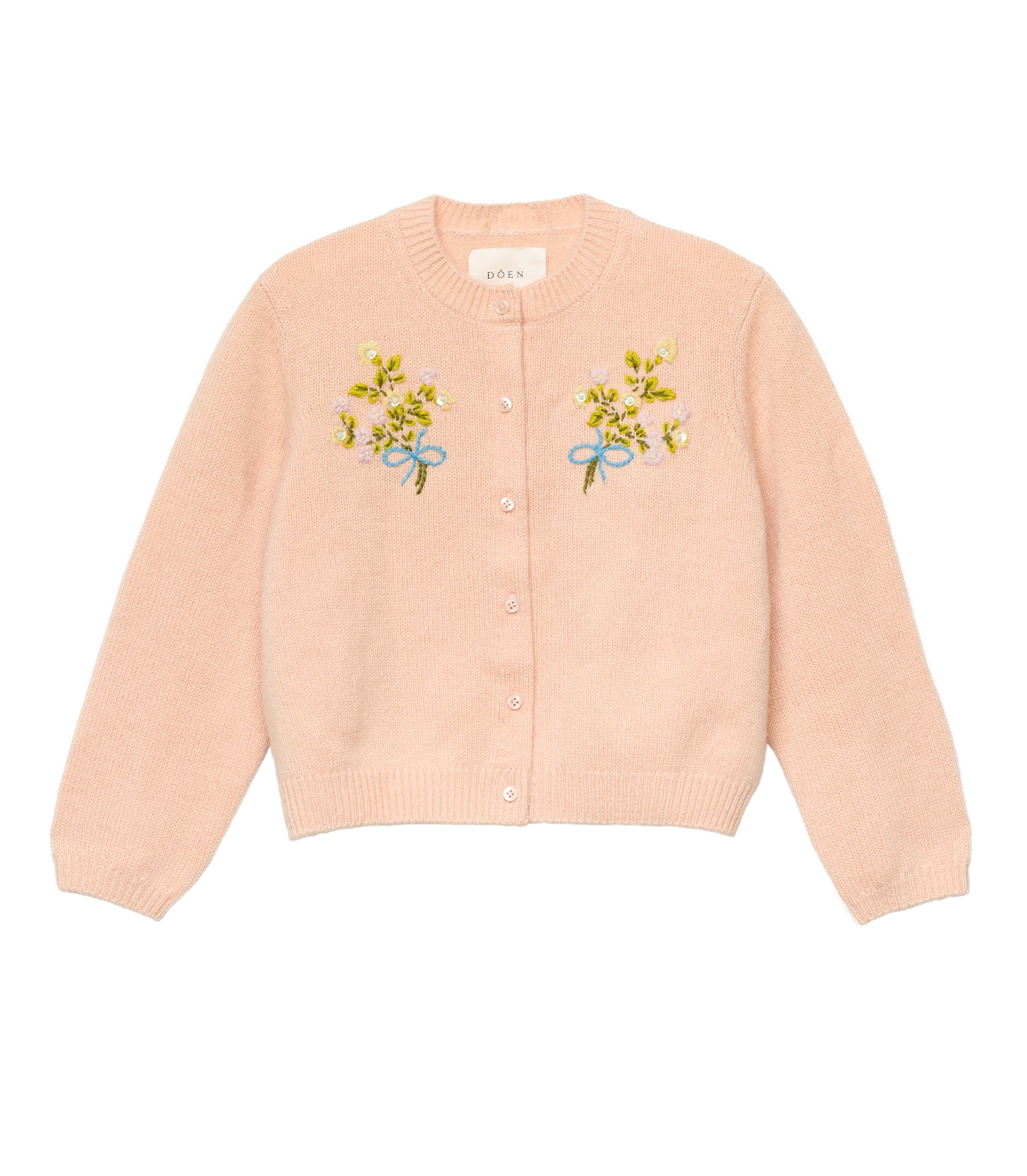 DOEN - PETIT GARDENIA CASHMERE CARDIGAN - Image 5