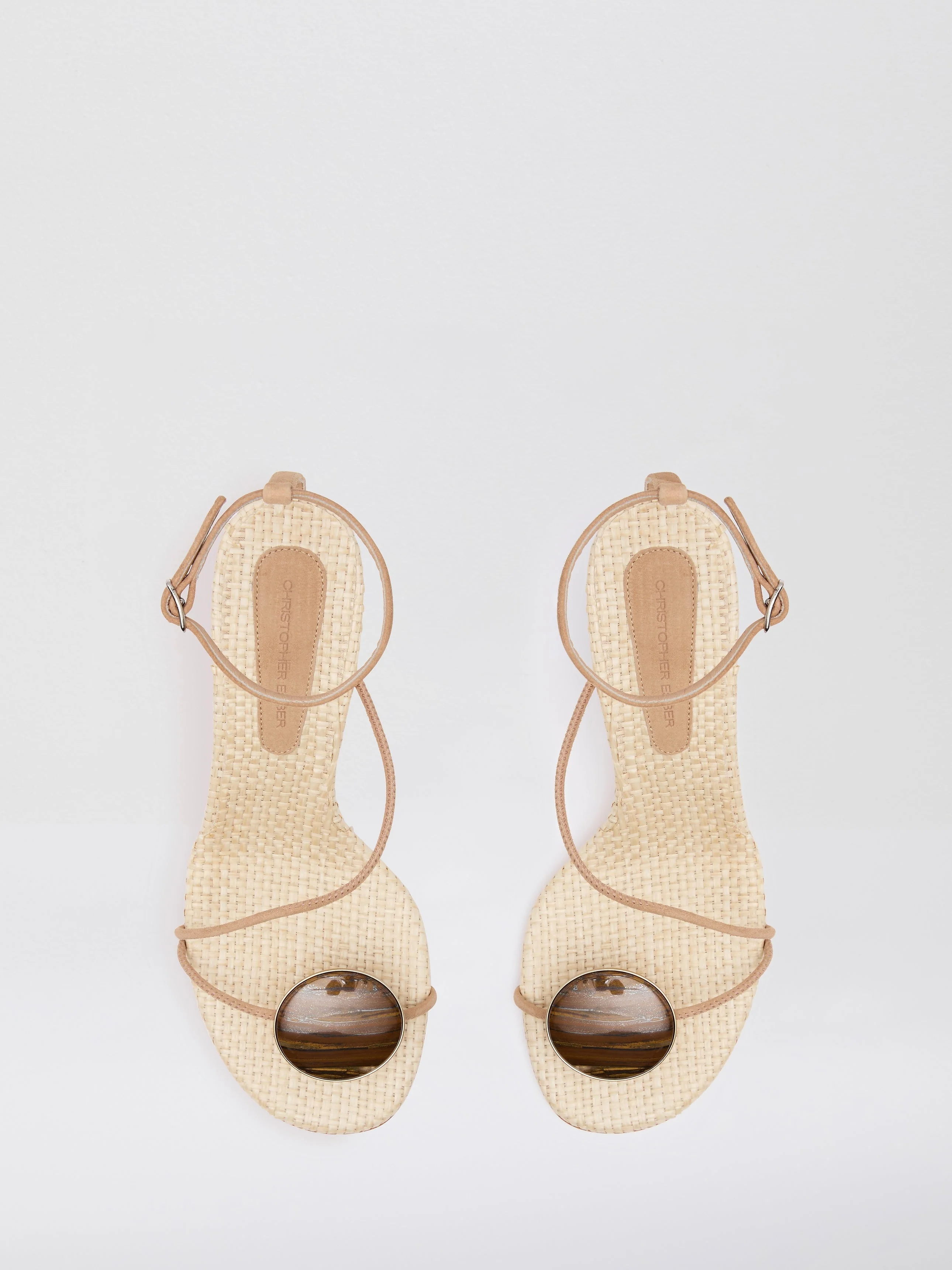 Christopher Esber - Doma Stoned Raffia Heel - Image 4