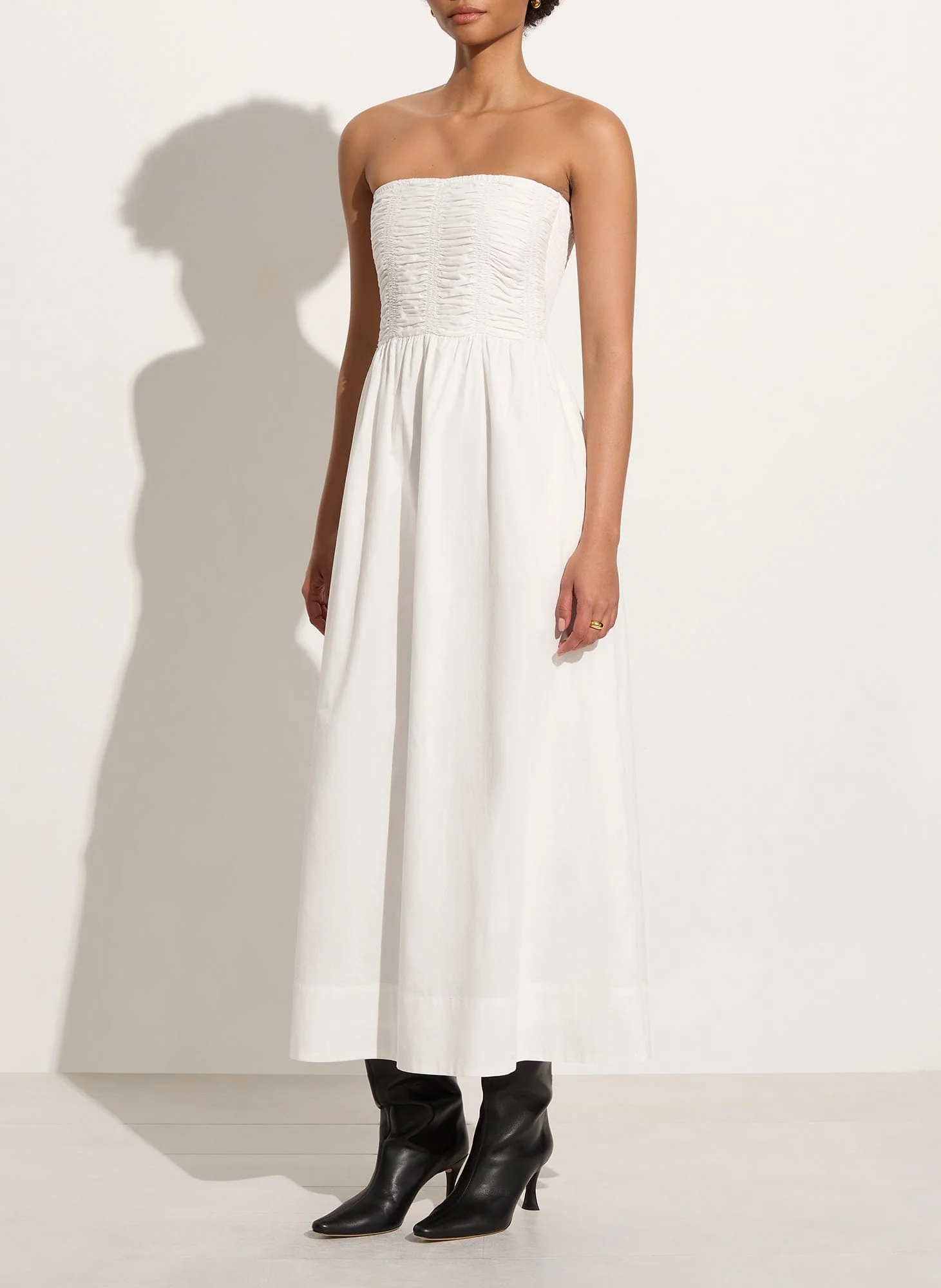 Faithfull - Dominquez Midi Dress White - Final Sale - Image 3