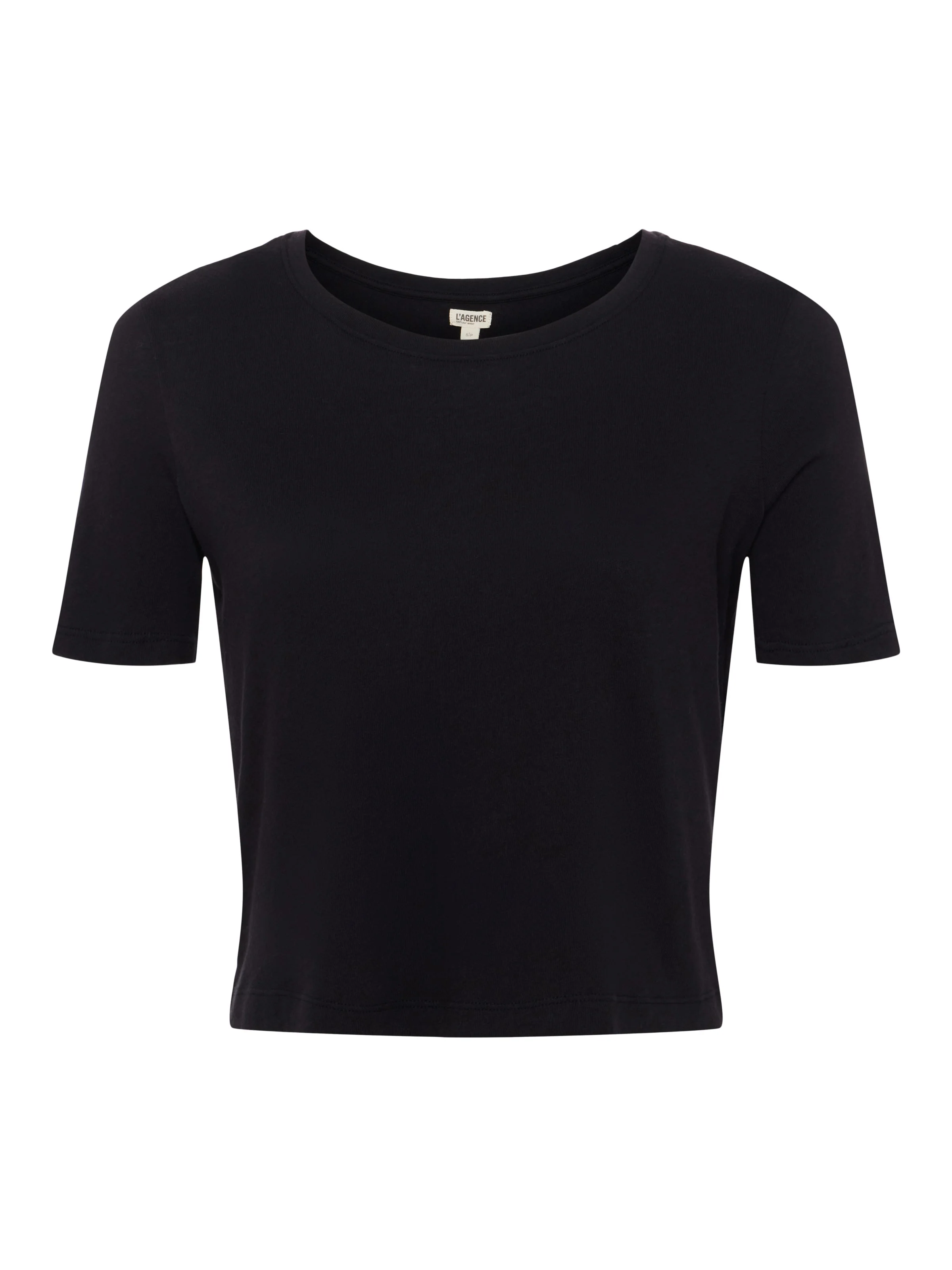 L'AGENCE - Donna Cotton Cropped Tee - Image 10