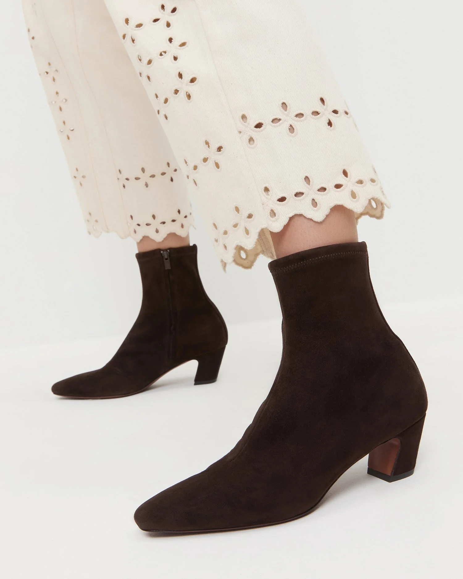 Loeffler Randall - Doria Brown Suede Ankle Boot - Image 2