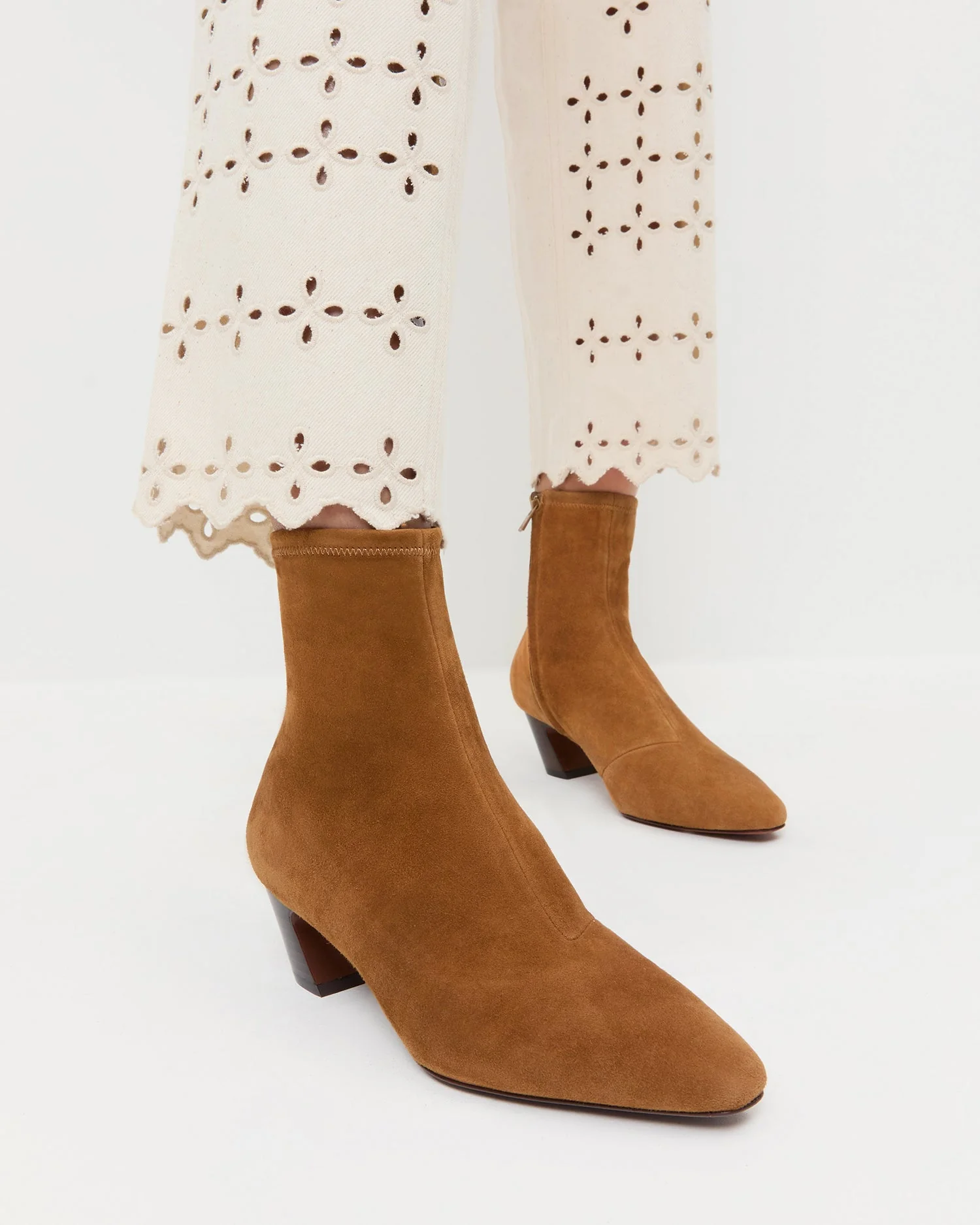 Loeffler Randall - Doria Cacao Suede Ankle Boot - Image 2