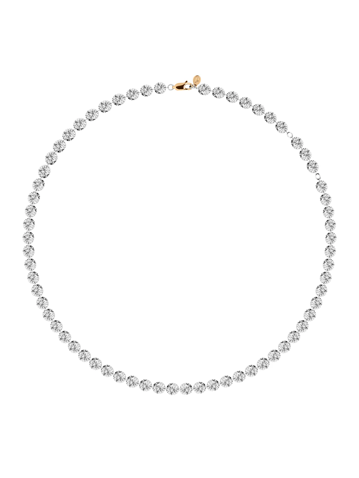 Dorsey - 14K FLOATING ETERNITY NECKLACE IN 65 CARATS LAB DIAMOND, 14K YELLOW GOLD