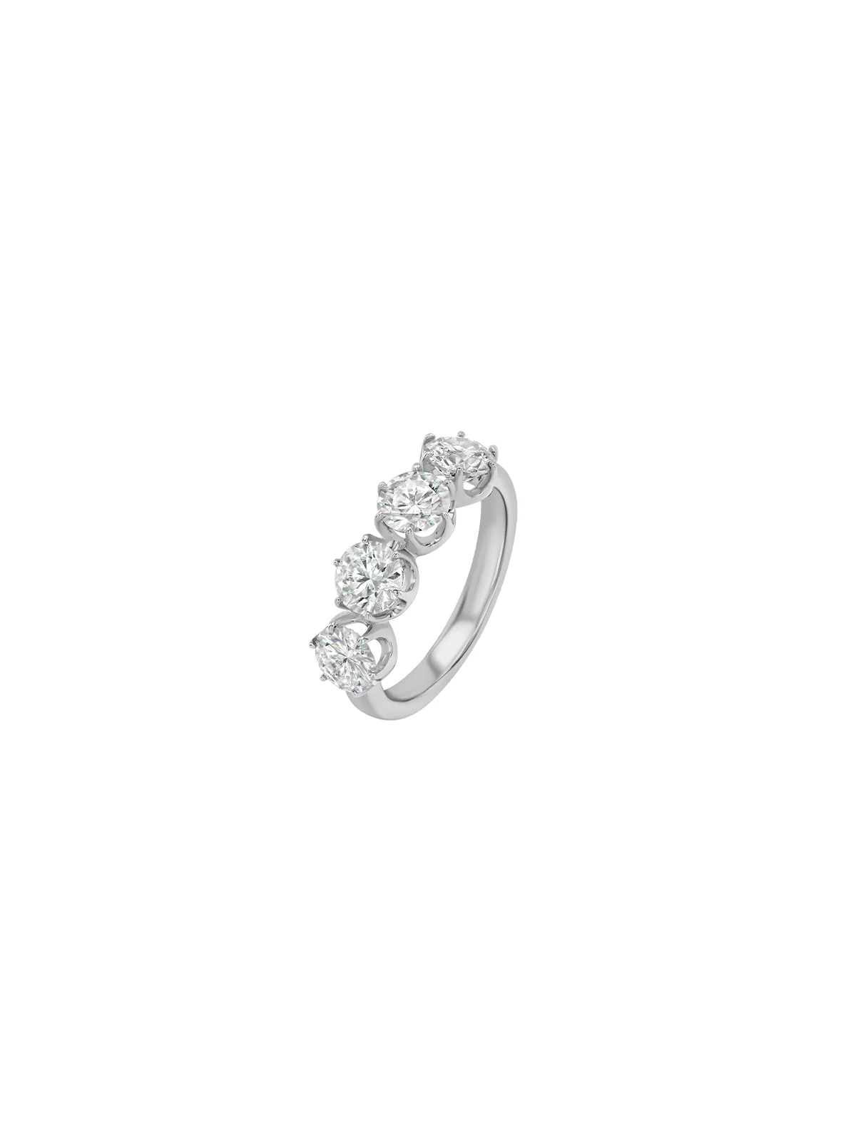 Dorsey - IRIS 4 - STONE PINKY RING IN MOISSANITE, STERLING SILVER - Image 2