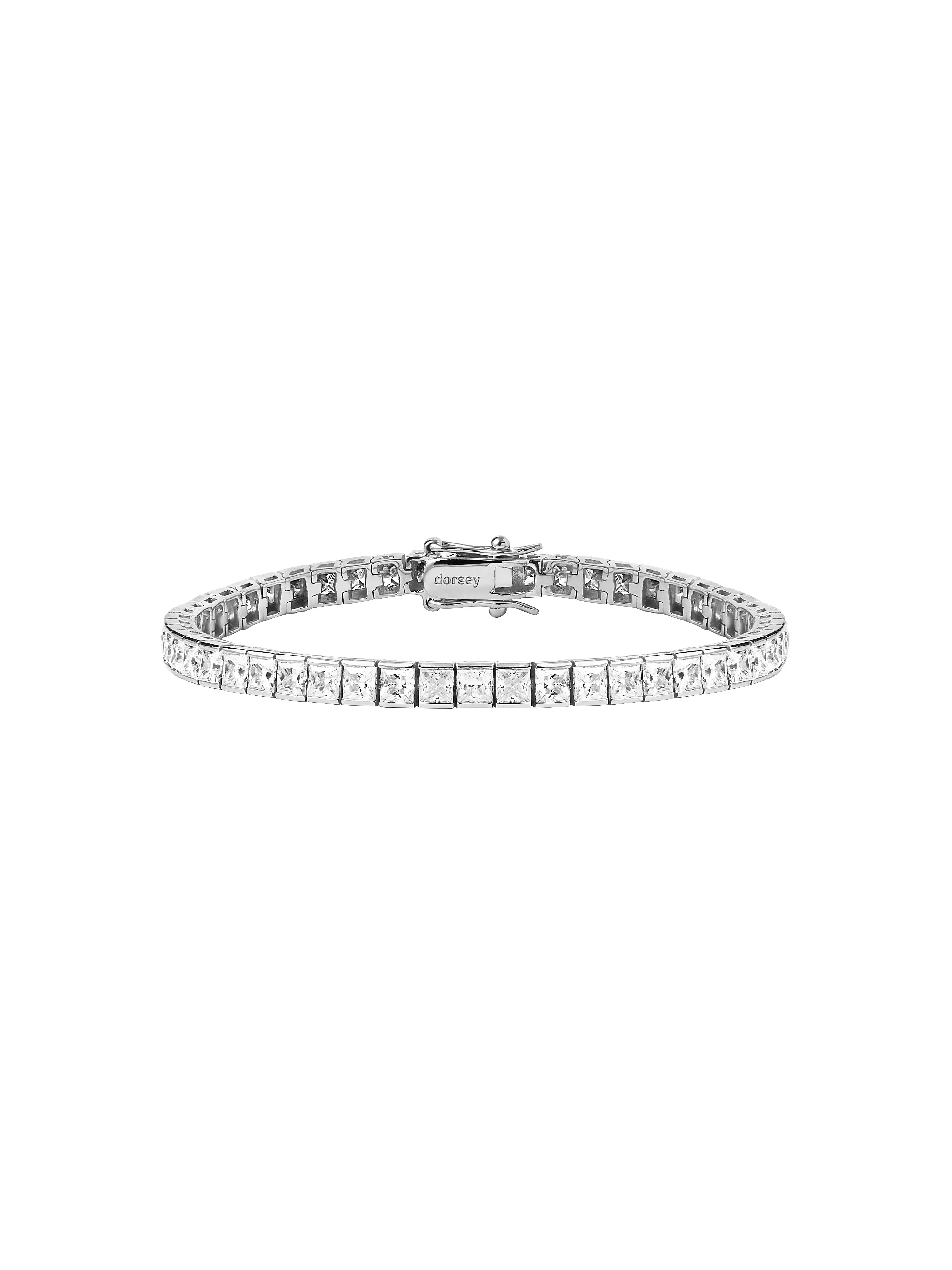 Dorsey - PRINCESS - CUT RIVIÈRE BRACELET IN MOISSANITE - Image 2