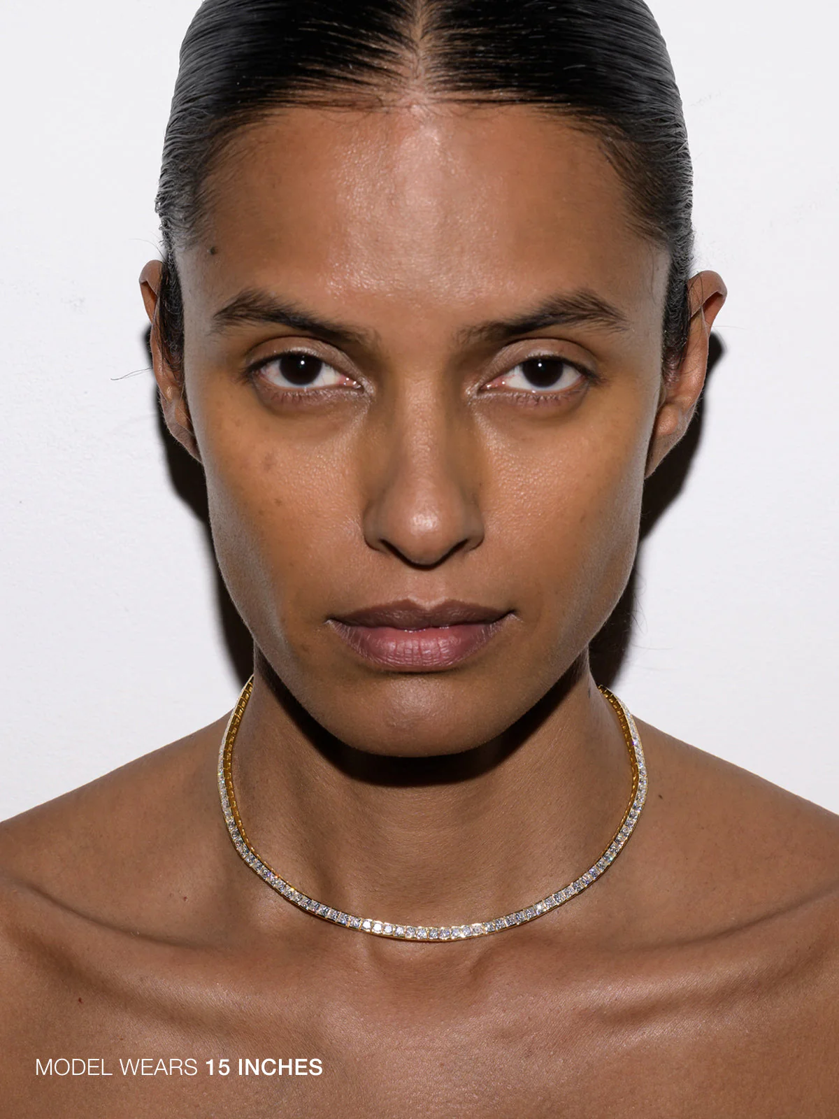 Dorsey - PRINCESS - CUT RIVIÈRE NECKLACE IN MOISSANITE - Image 3