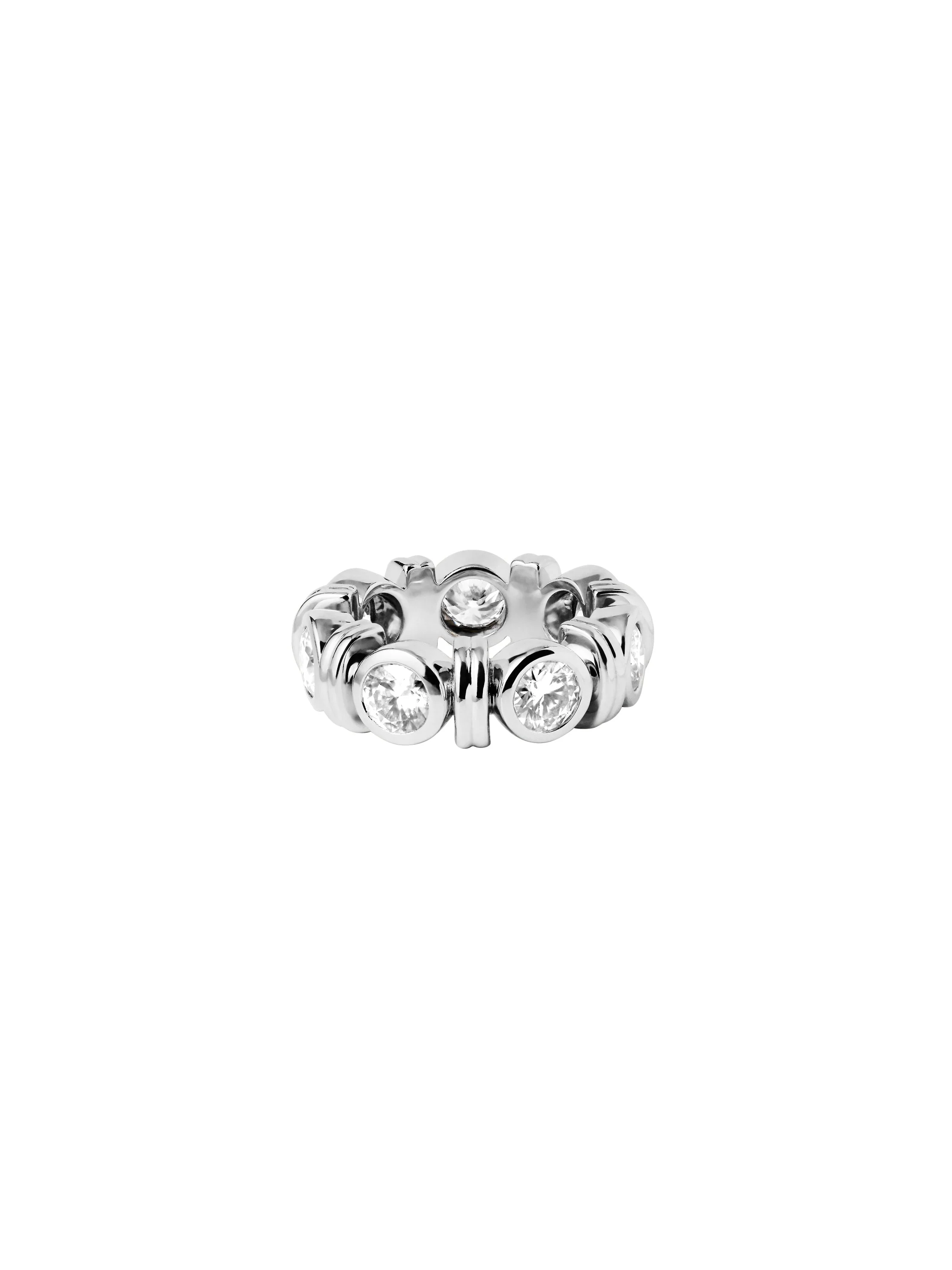 Dorsey - RHEN ROUND - CUT RING IN MOISSANITE, STERLING SILVER