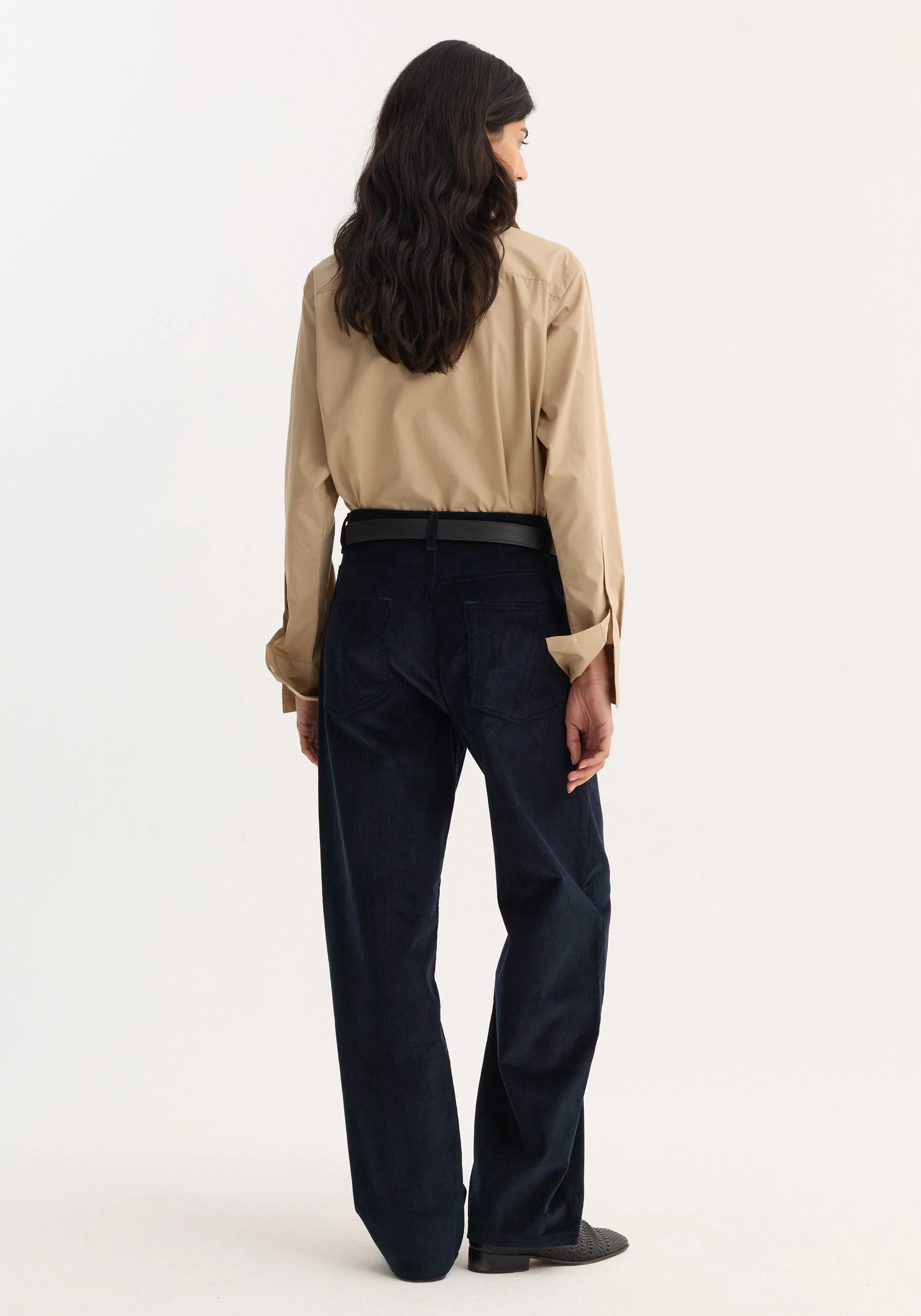 ROHE - Double collar shirt | wheat - Image 6