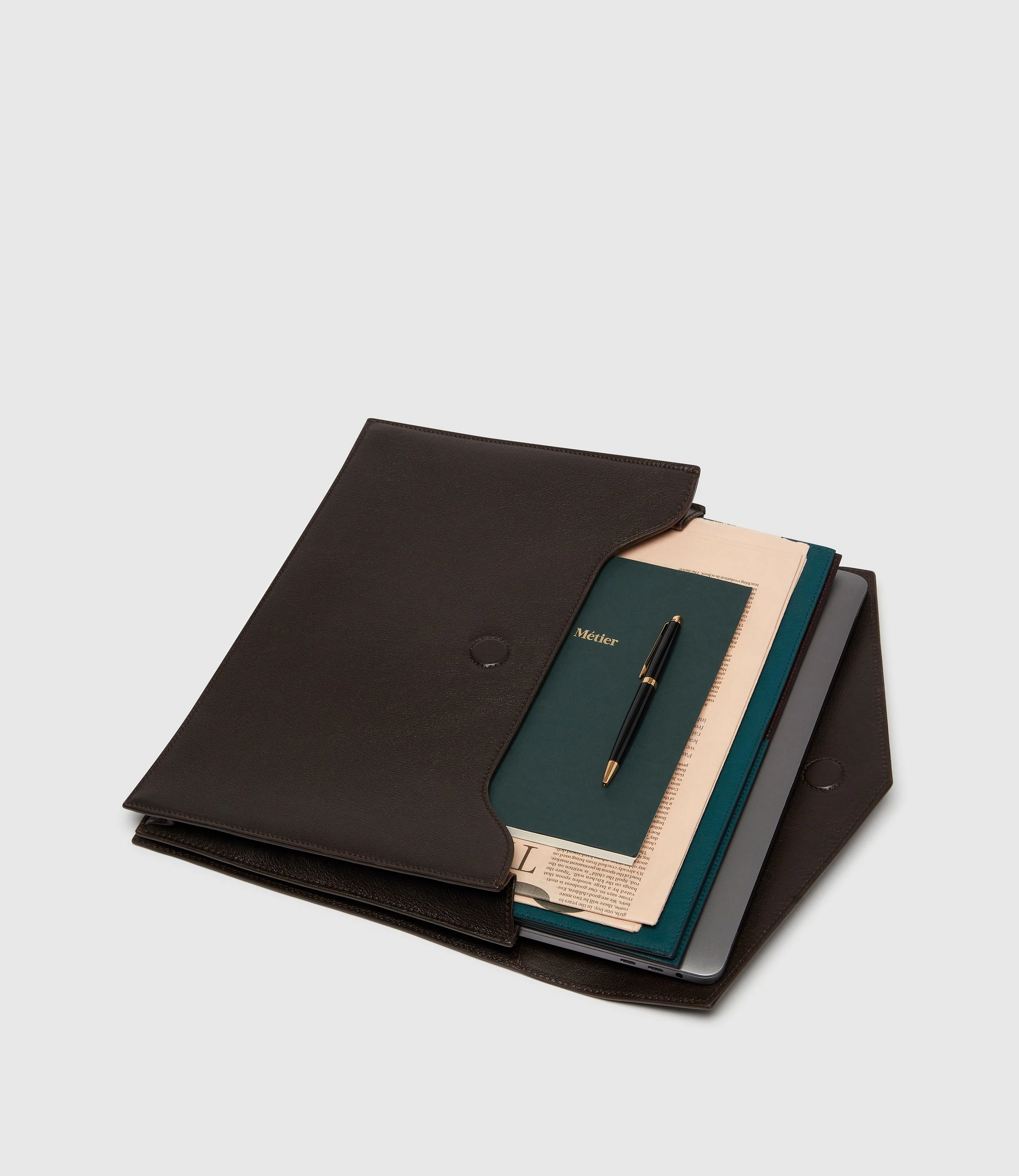 Metier - Double Document Folio Elvis Cacao - Image 3