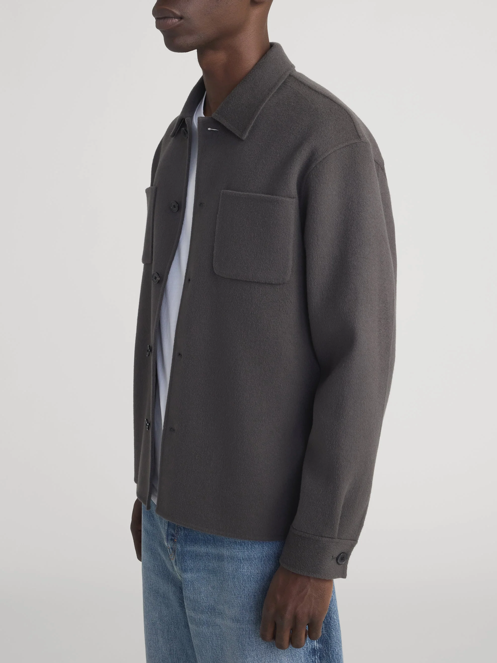 FRAME - Double Face Wool Trucker - Image 5