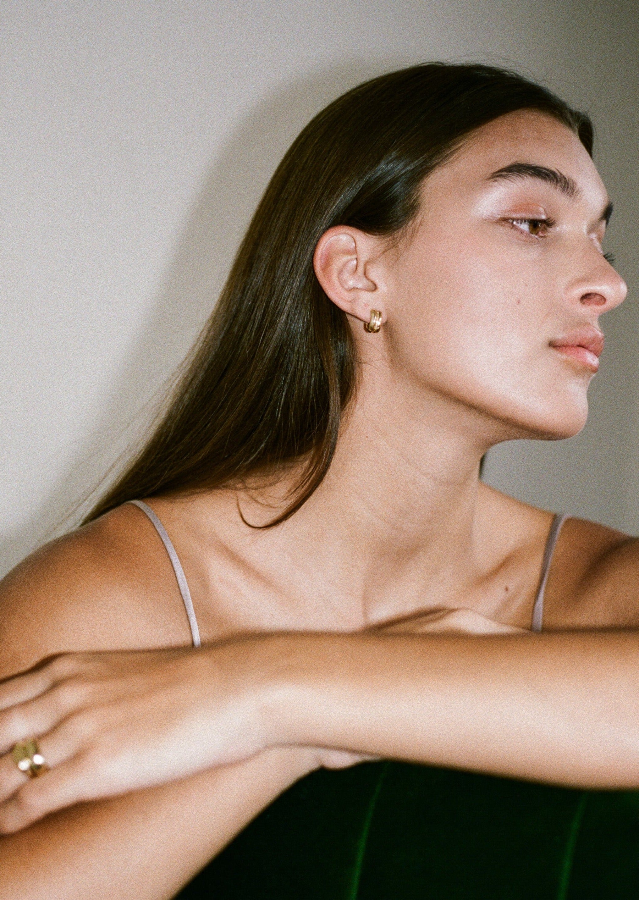 Kinn - Double Knives Edge Earrings - Image 5