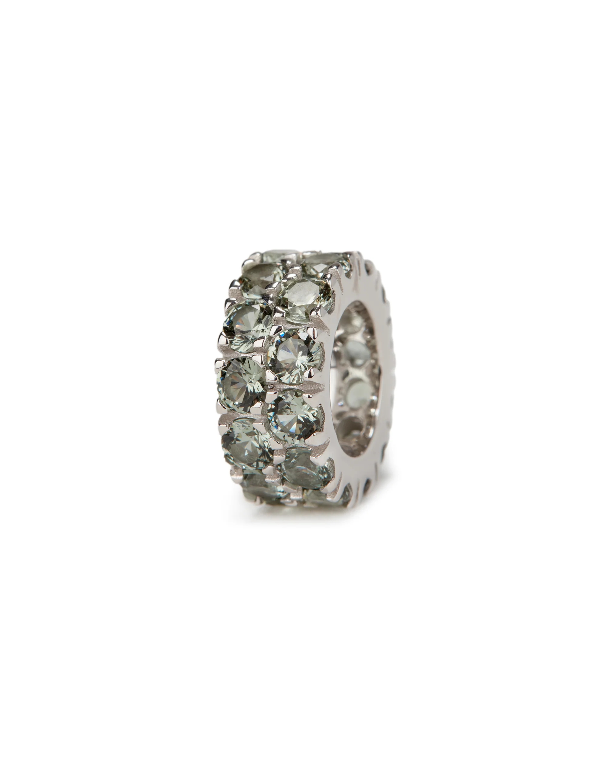 Dorsey - TWO - ROW RIVIÈRE PENDANT IN LAB LIGHT GREEN TOURMALINE - Image 2