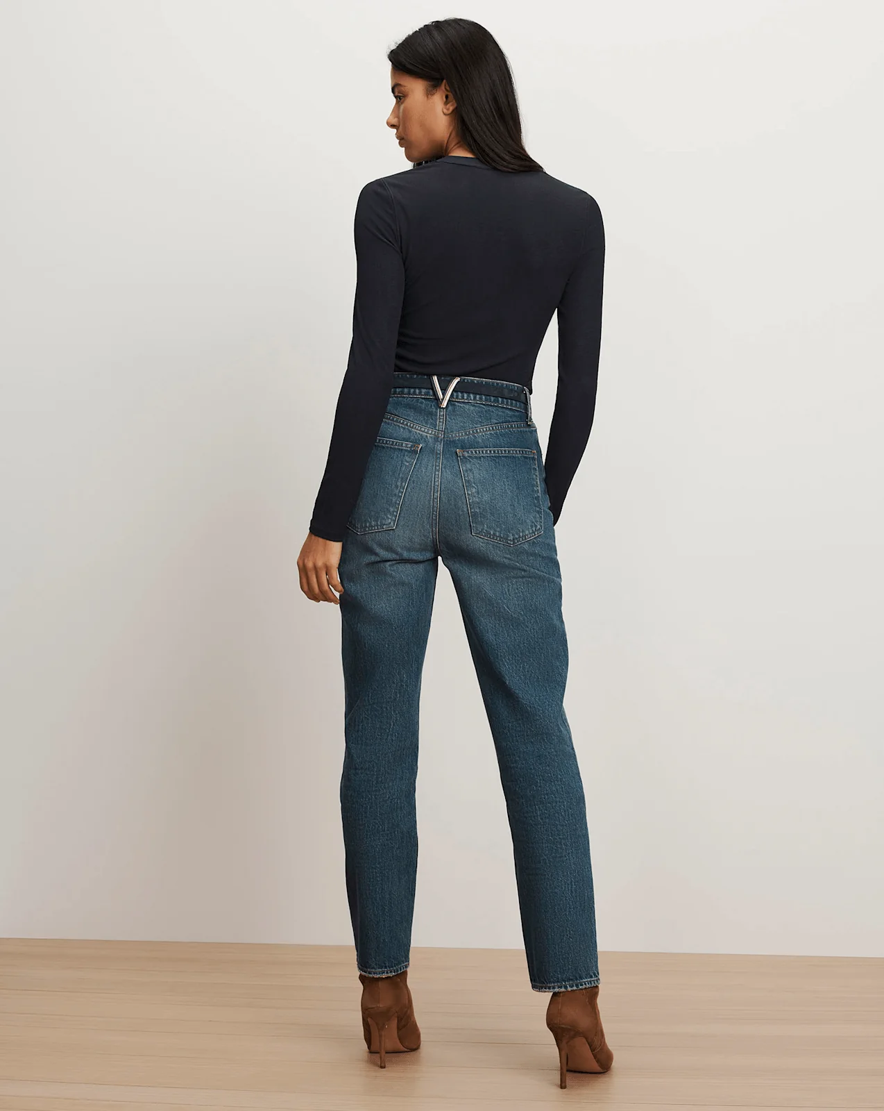 Veronica Beard - Drexler Ribbed Henley Top - Image 4