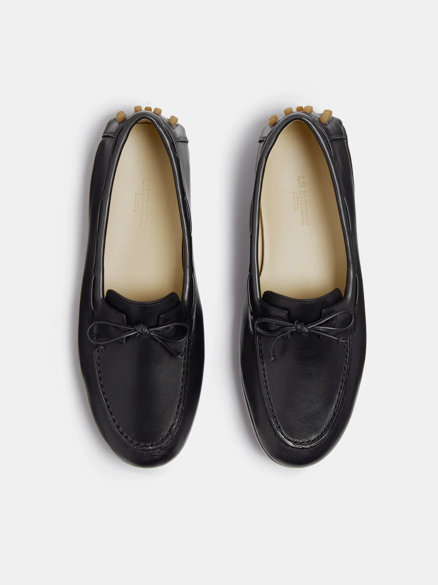 Le Monde Beryl - Driver Moccasin / Black Leather - Image 3