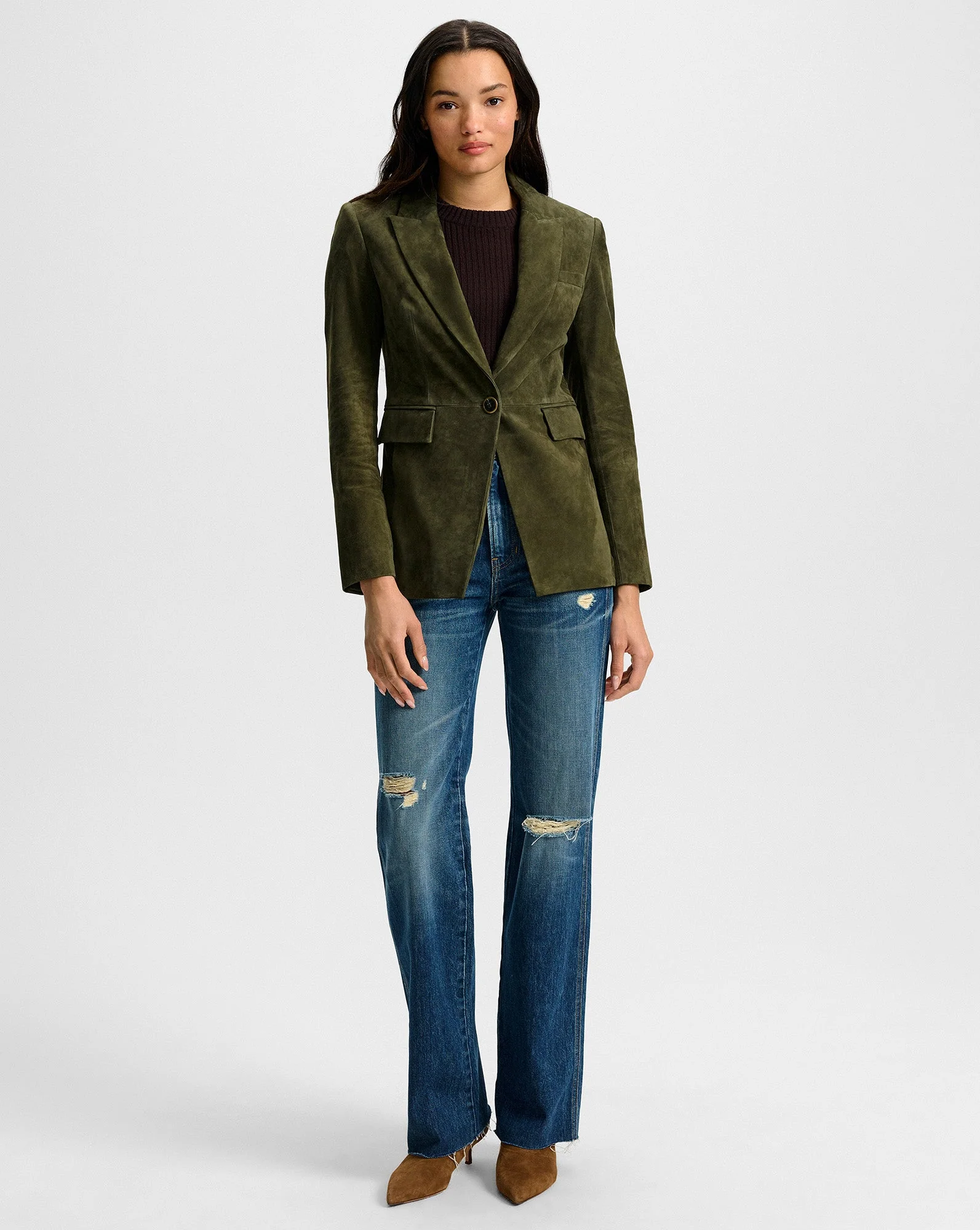Veronica Beard - Duane Suede Dickey Jacket - Image 2