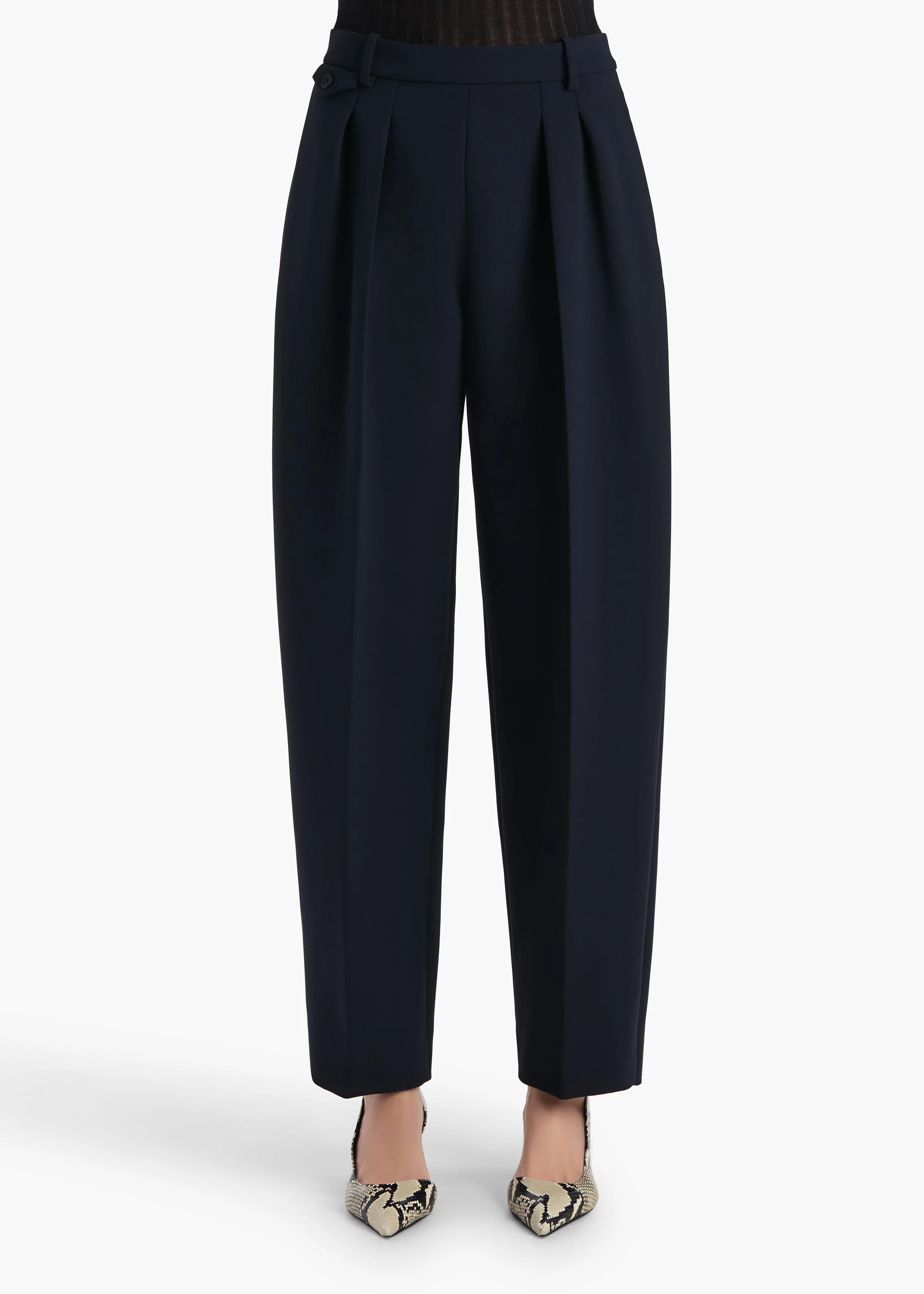Khaite - Dugan Pant in Dark Navy - Image 10