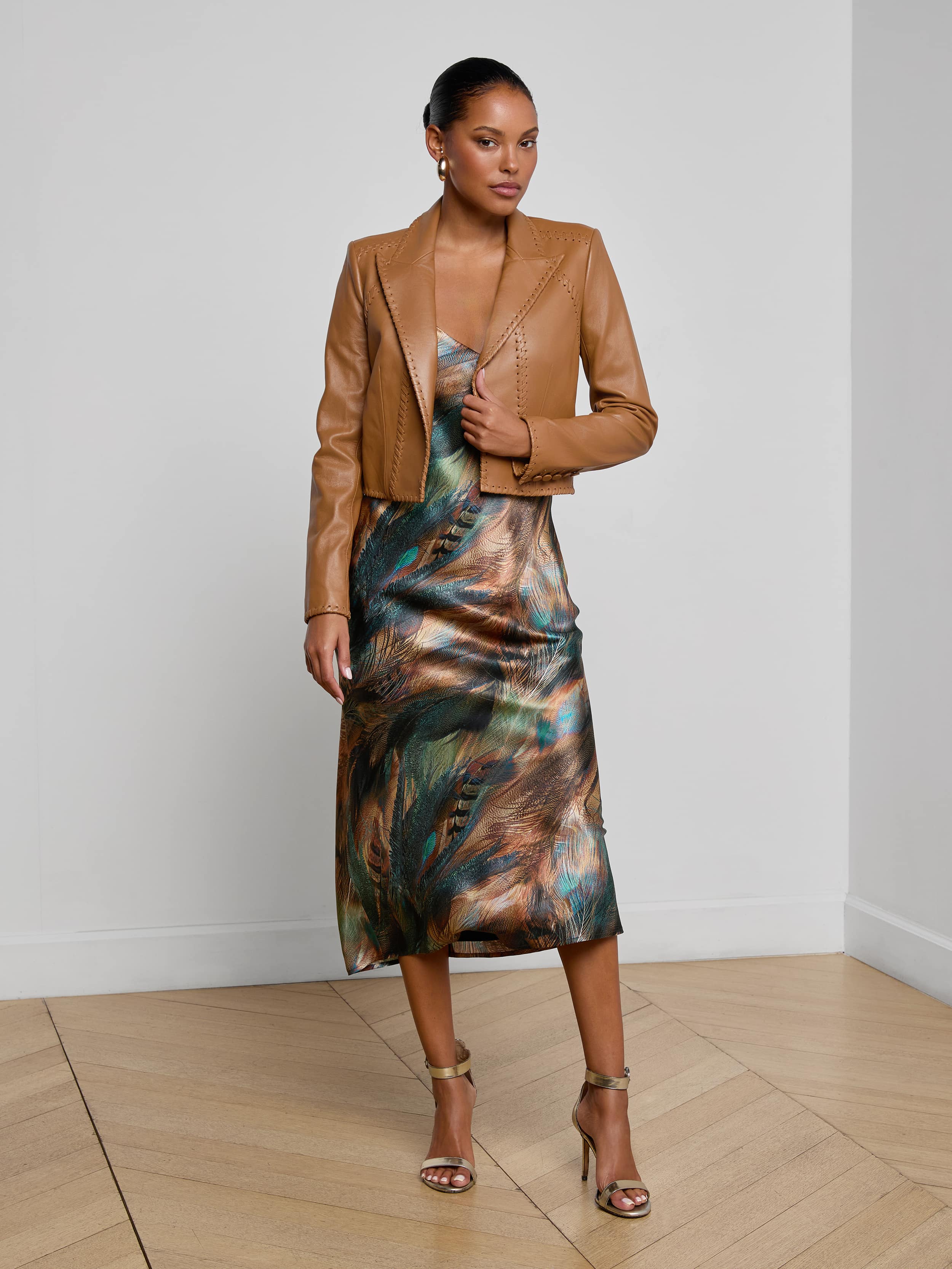 L'AGENCE - Dulcie Leather Blazer - Image 4