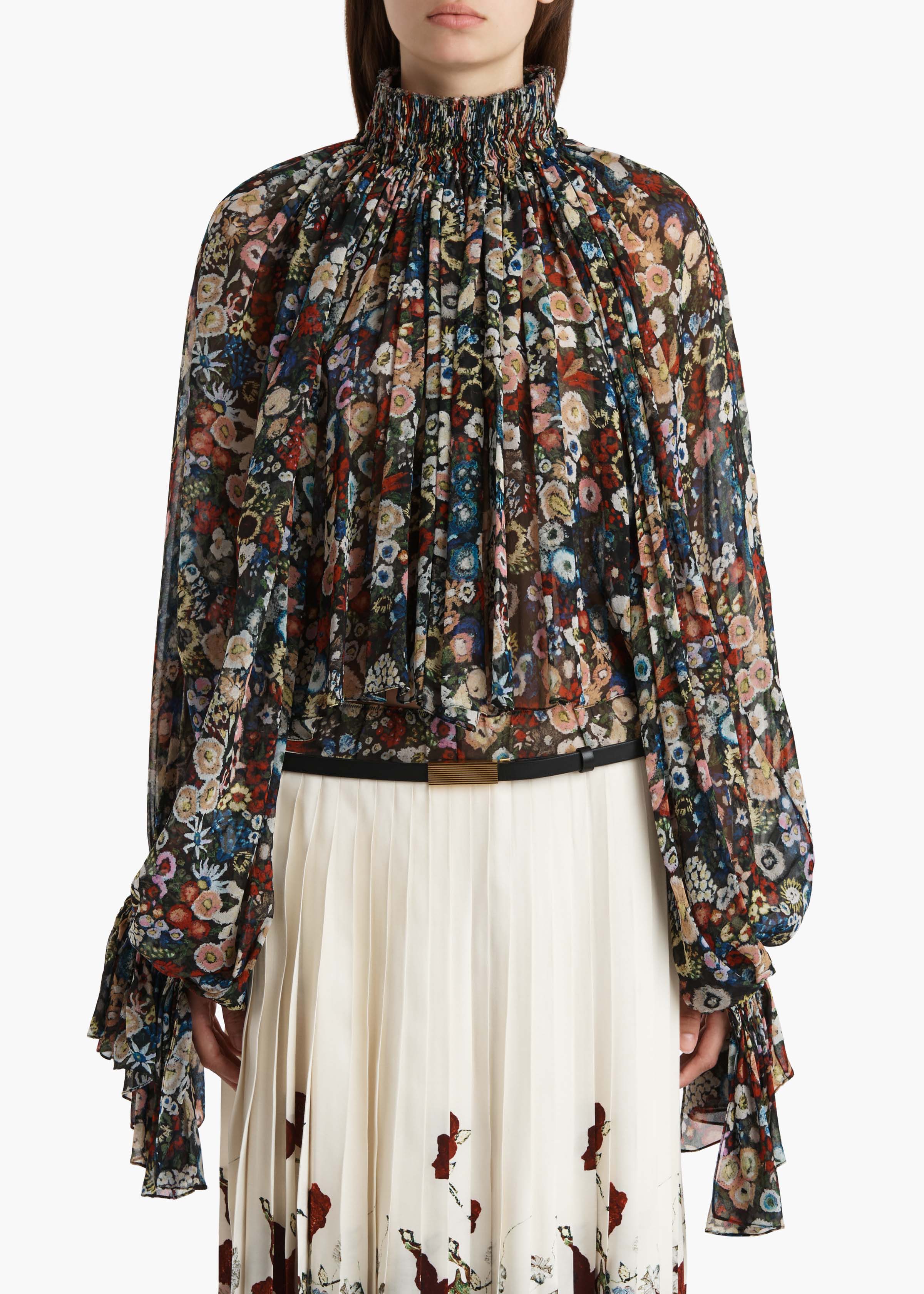 Khaite - Durer Top in Black Multi - Image 12