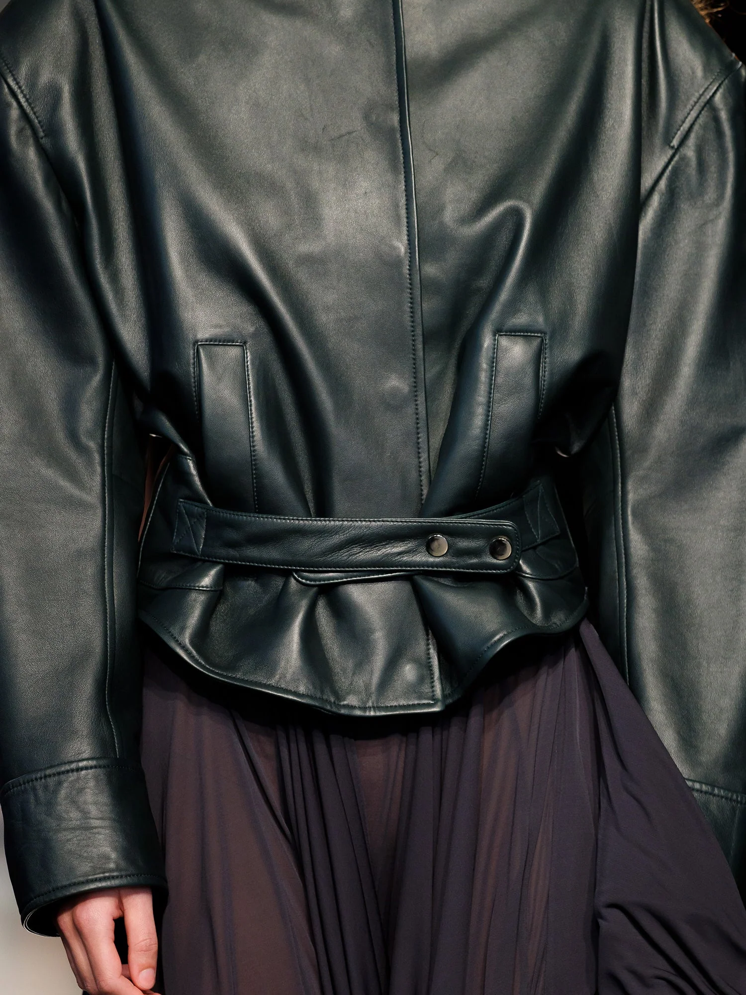 Christopher Esber - Eddie Leather Jacket - Image 3