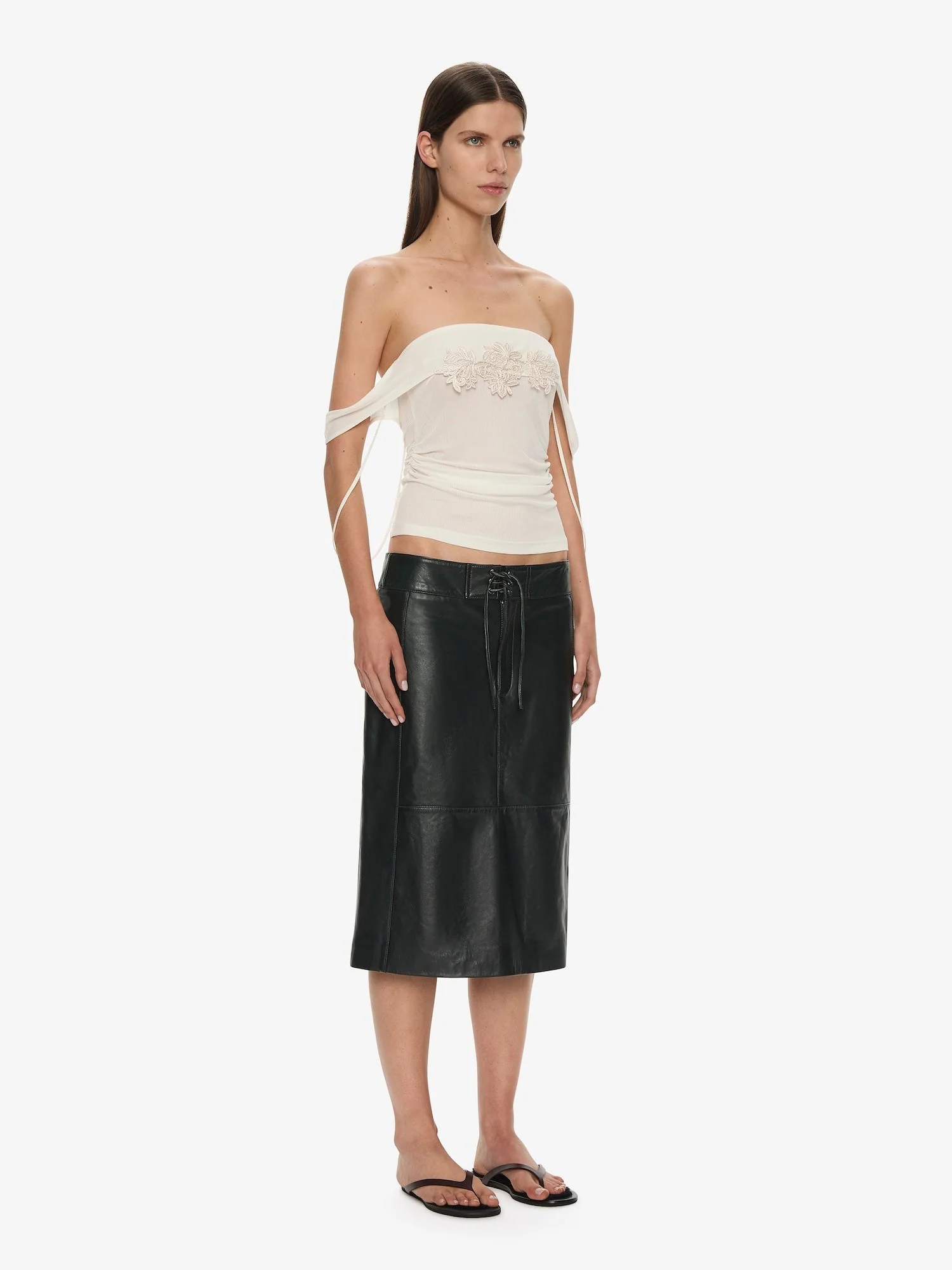Christopher Esber - Eddie Leather Skirt - Image 2