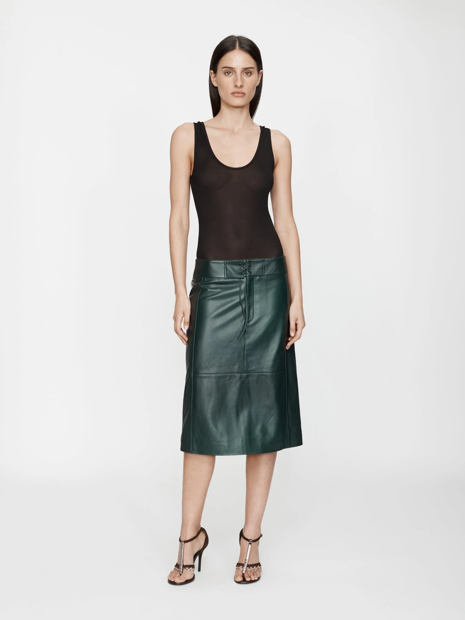 Christopher Esber - Eddie Leather Skirt - Image 5