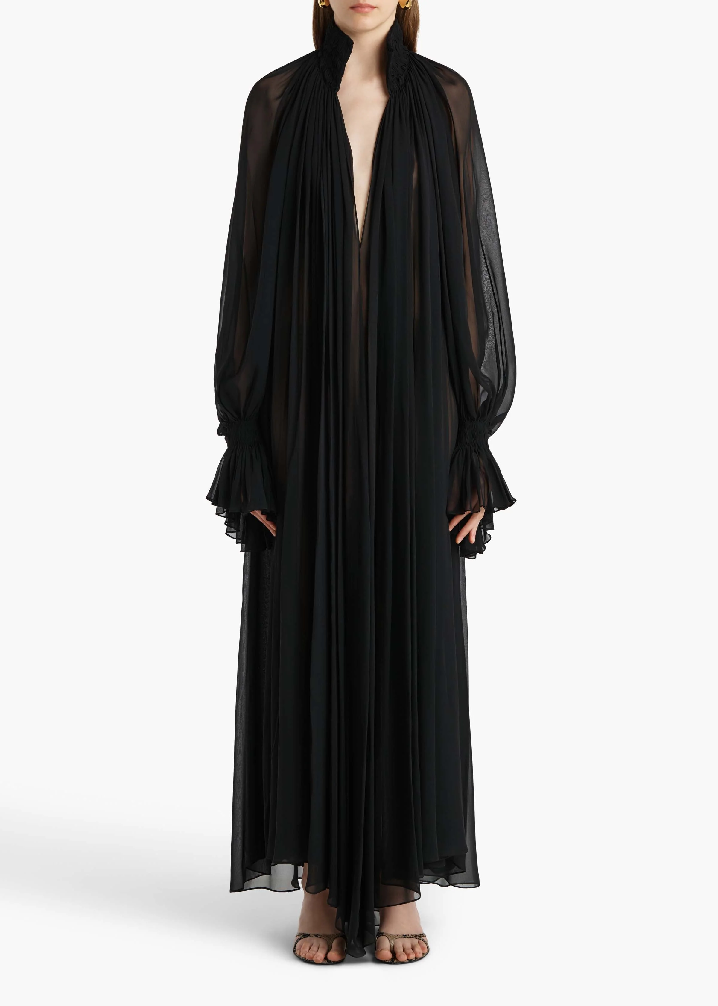 Khaite - Edgar Dress in Black - Image 7