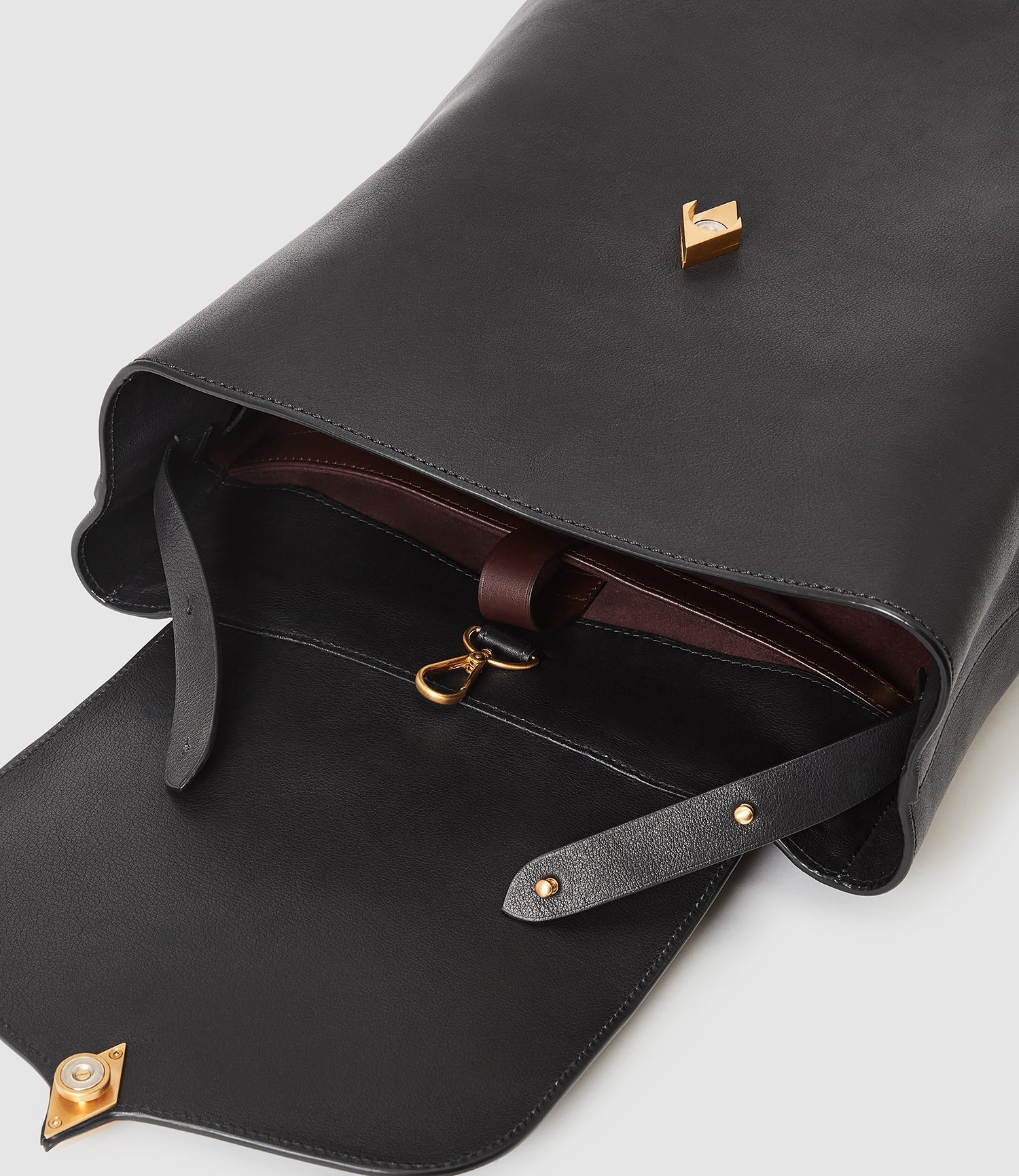 Metier - Edge Backpack Supple Calfskin Black - Image 3
