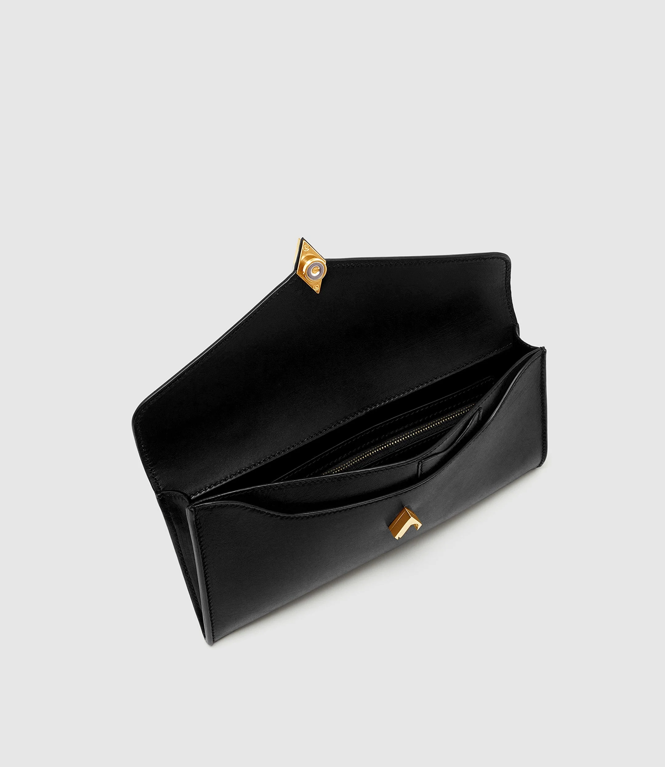 Metier - Edge Clutch Supple Calfskin Black - Image 3