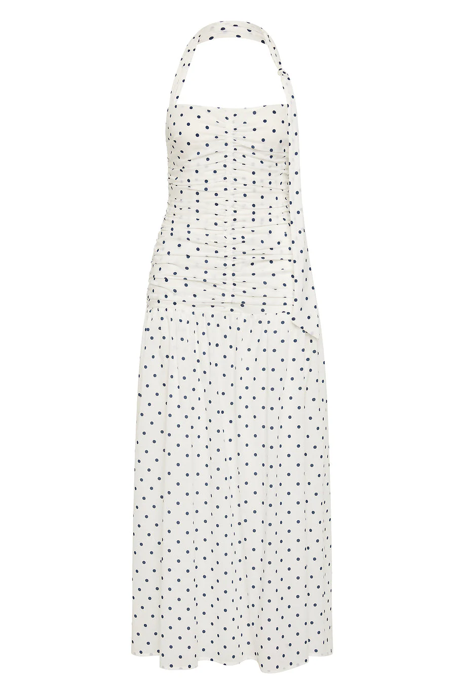 Posse - EDIE DRESS - CREAM BLUE POLKA DOT - Image 10