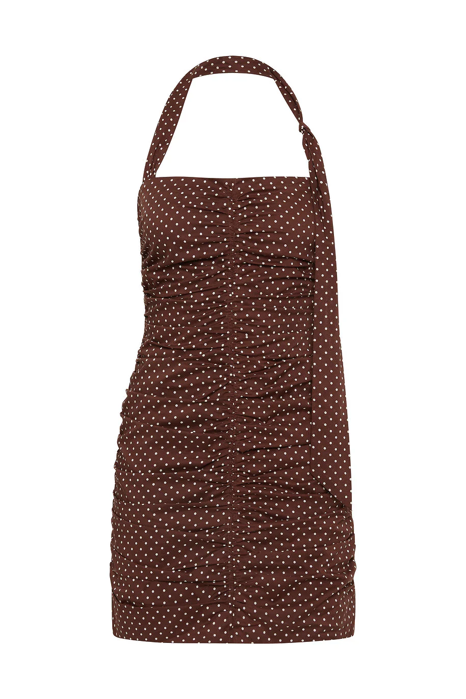 Posse - EDIE MINI DRESS - CHOC IVORY POLKA DOT - Image 10