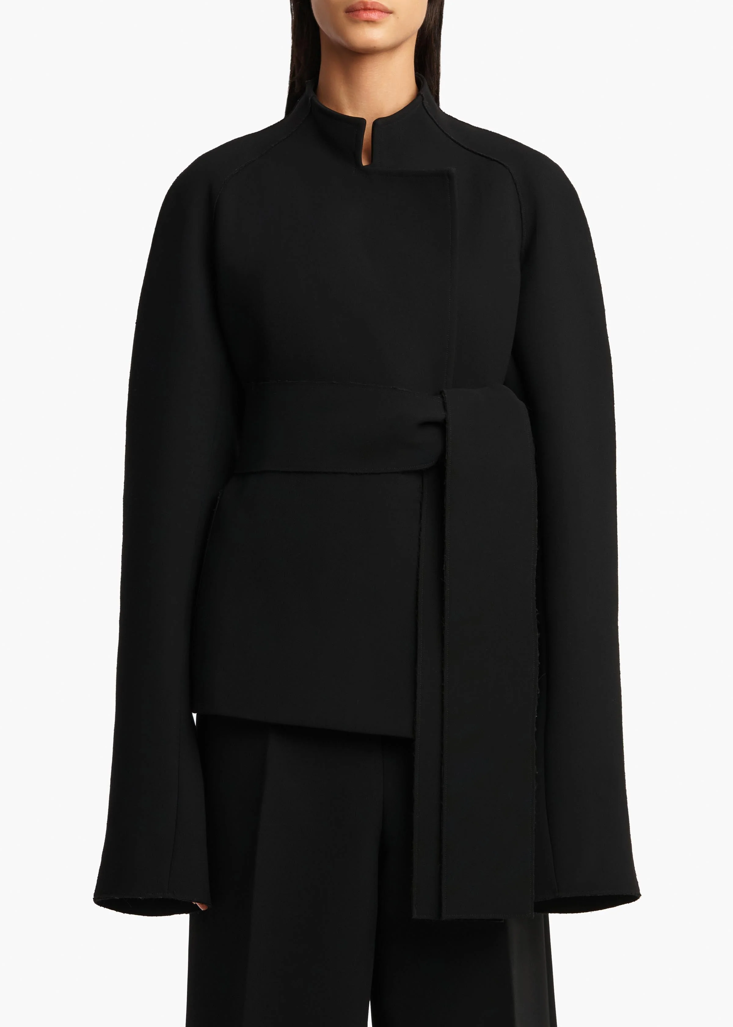 Khaite - Edith Jacket in Black - Image 3