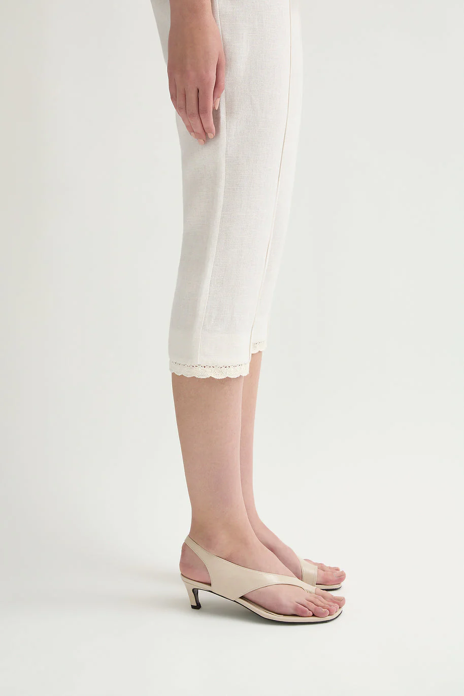 Posse - EFFI CAPRI PANT - CREAM - Image 2