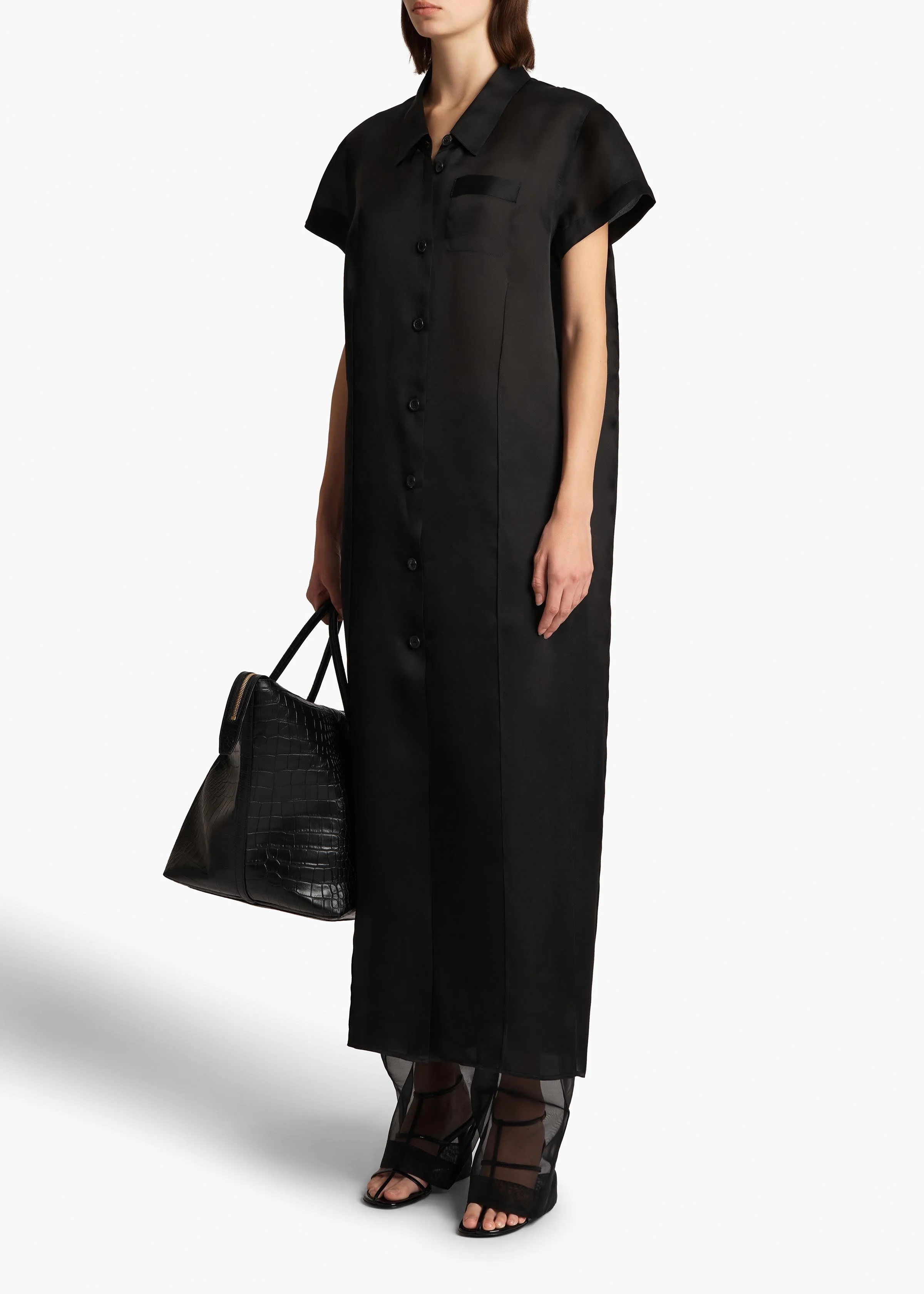 Khaite - Effy Dress in Black - Image 2