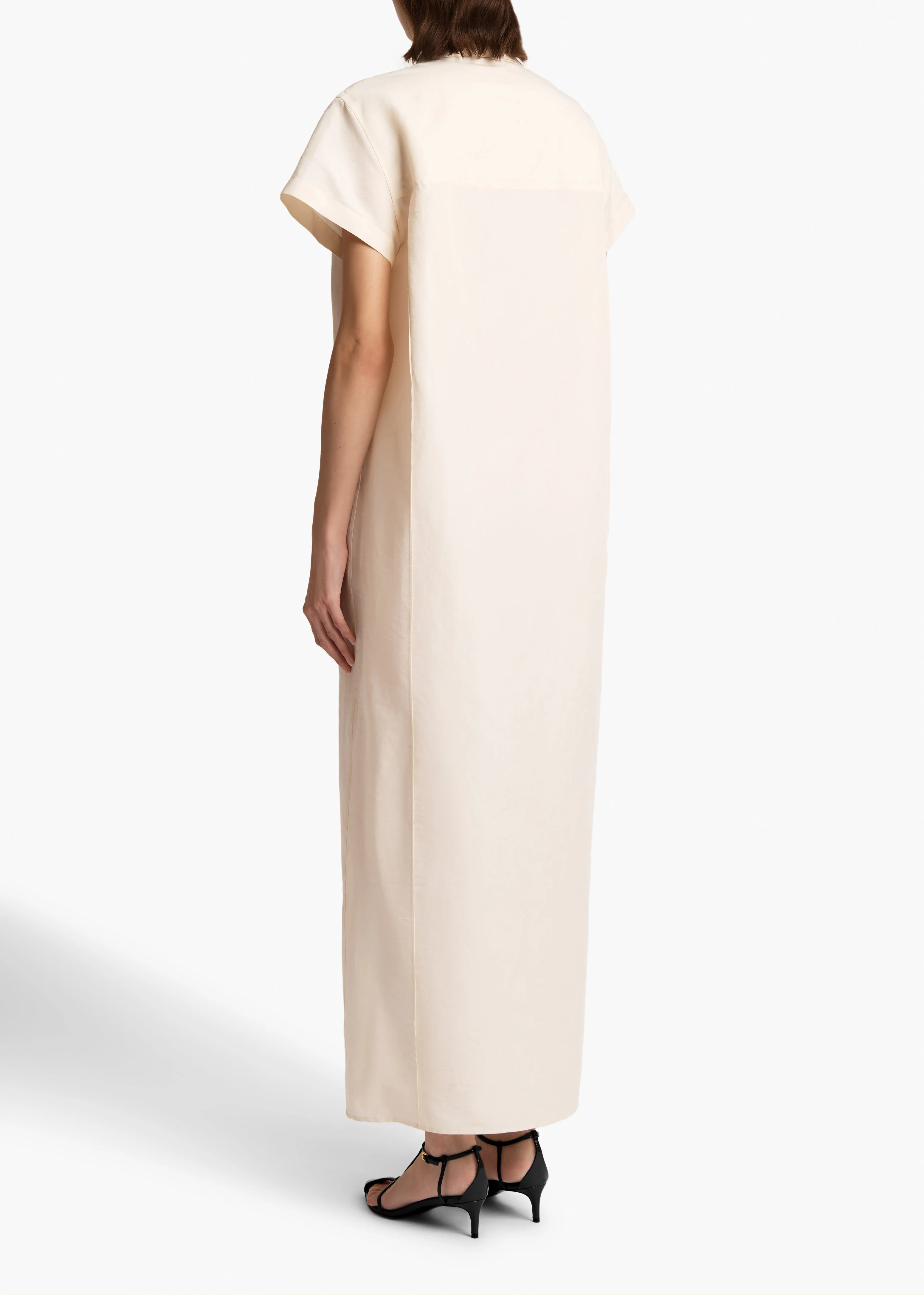 Khaite - Effy Dress in Natural - Image 3