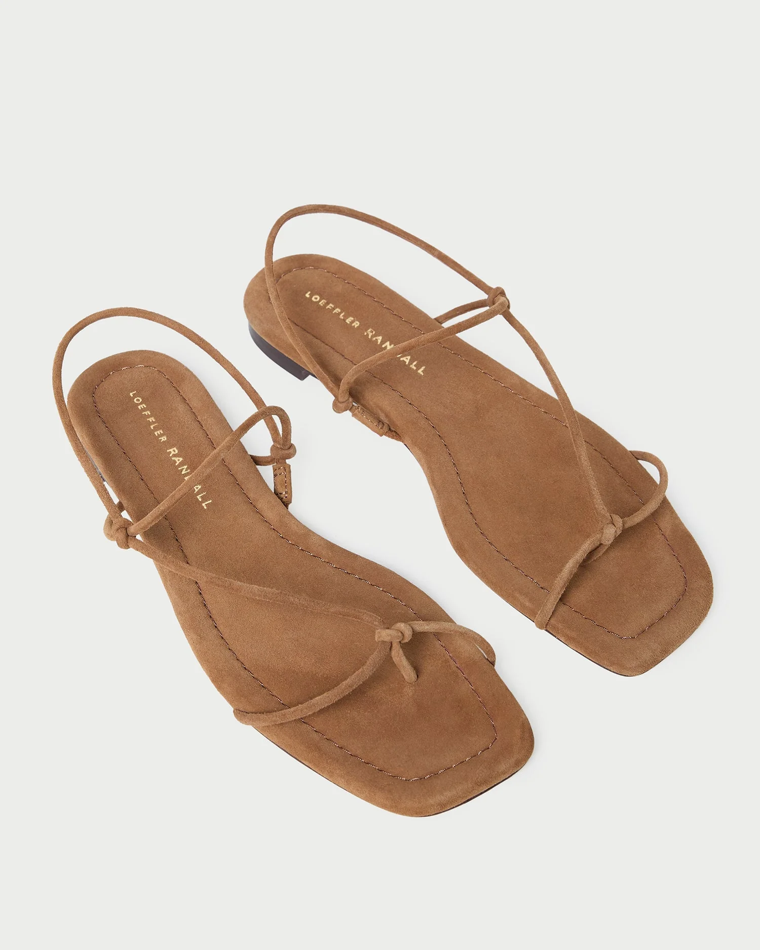 Loeffler Randall - Eleanor Cacao Suede Strappy Sandal - Image 4