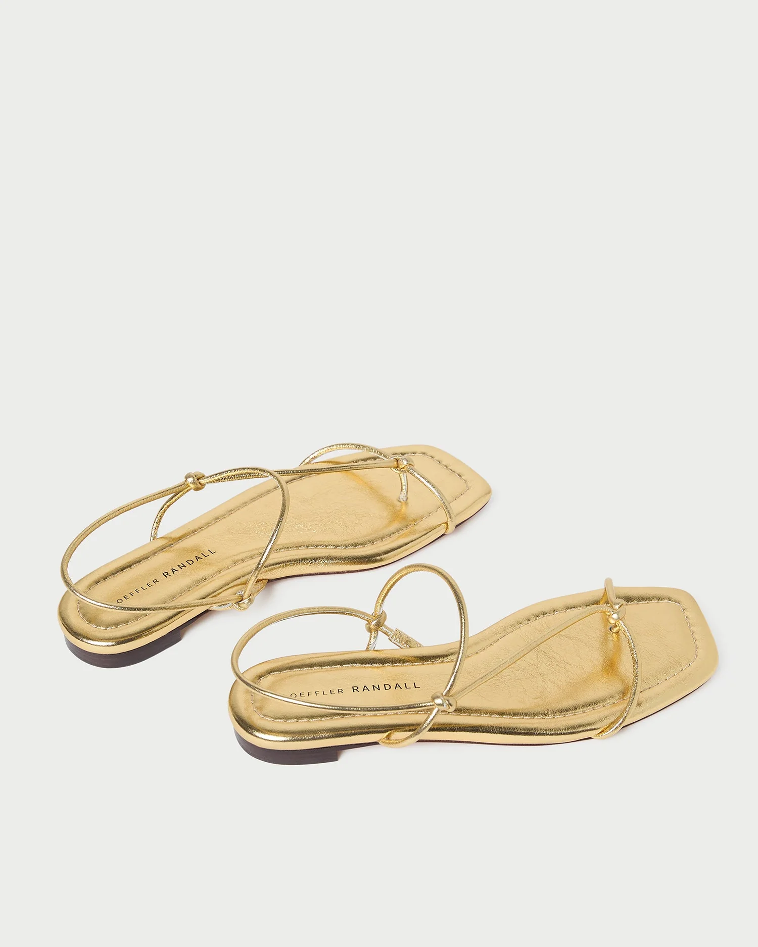 Loeffler Randall - Eleanor Gold Strappy Sandal - Image 5