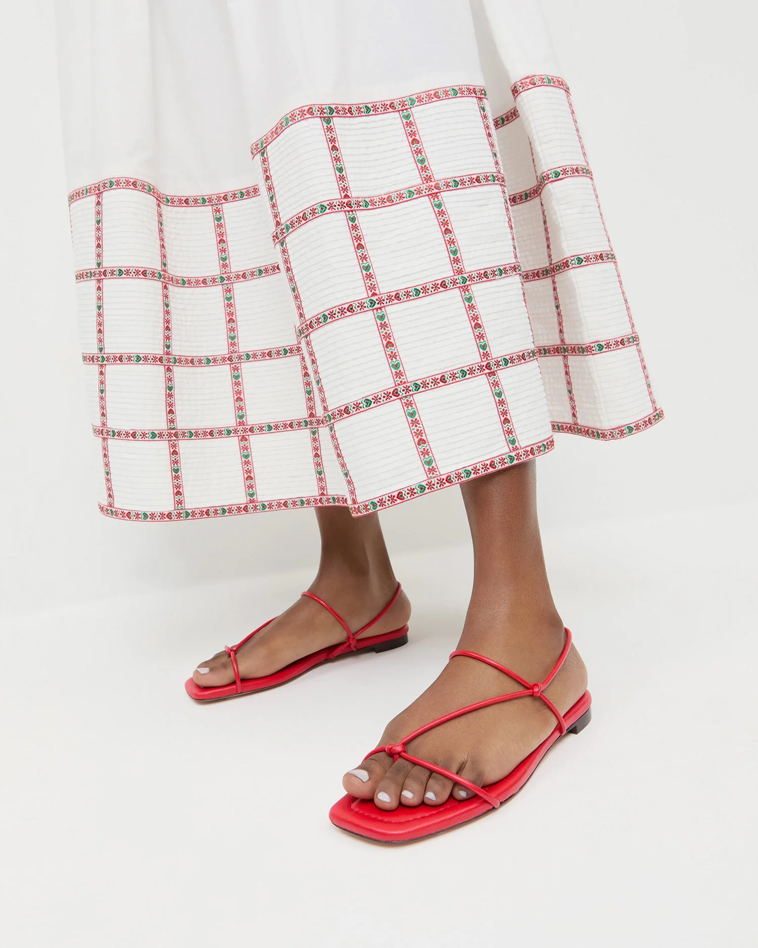 Loeffler Randall - Eleanor Red Strappy Sandal - Image 2