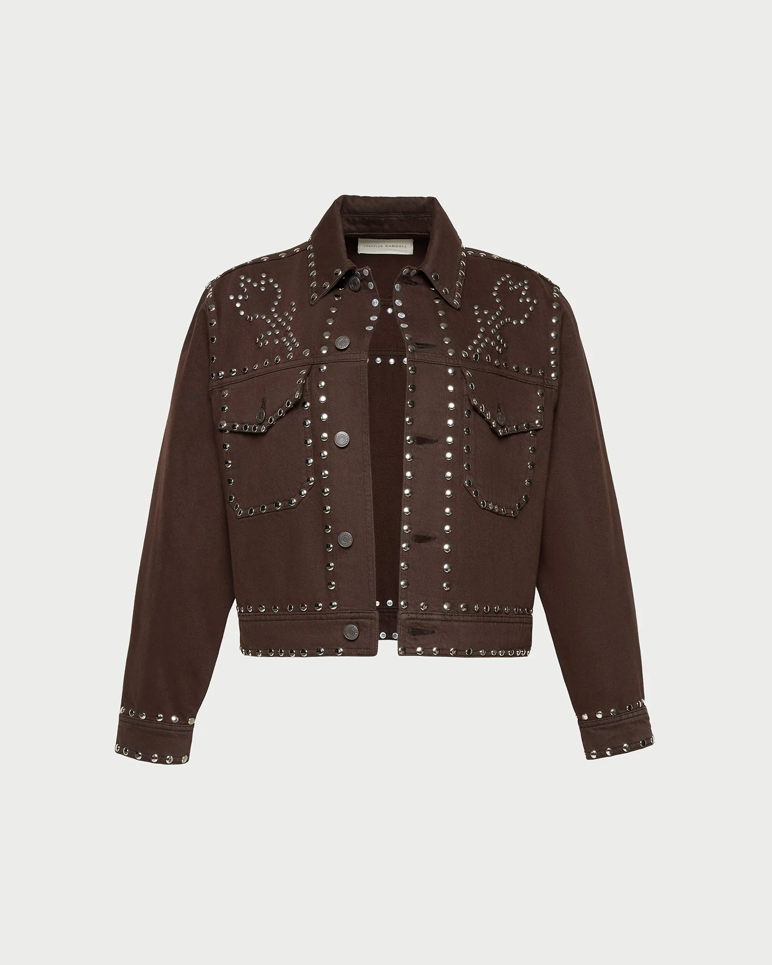 Loeffler Randall - Elijah Studded Denim Jacket - Image 2