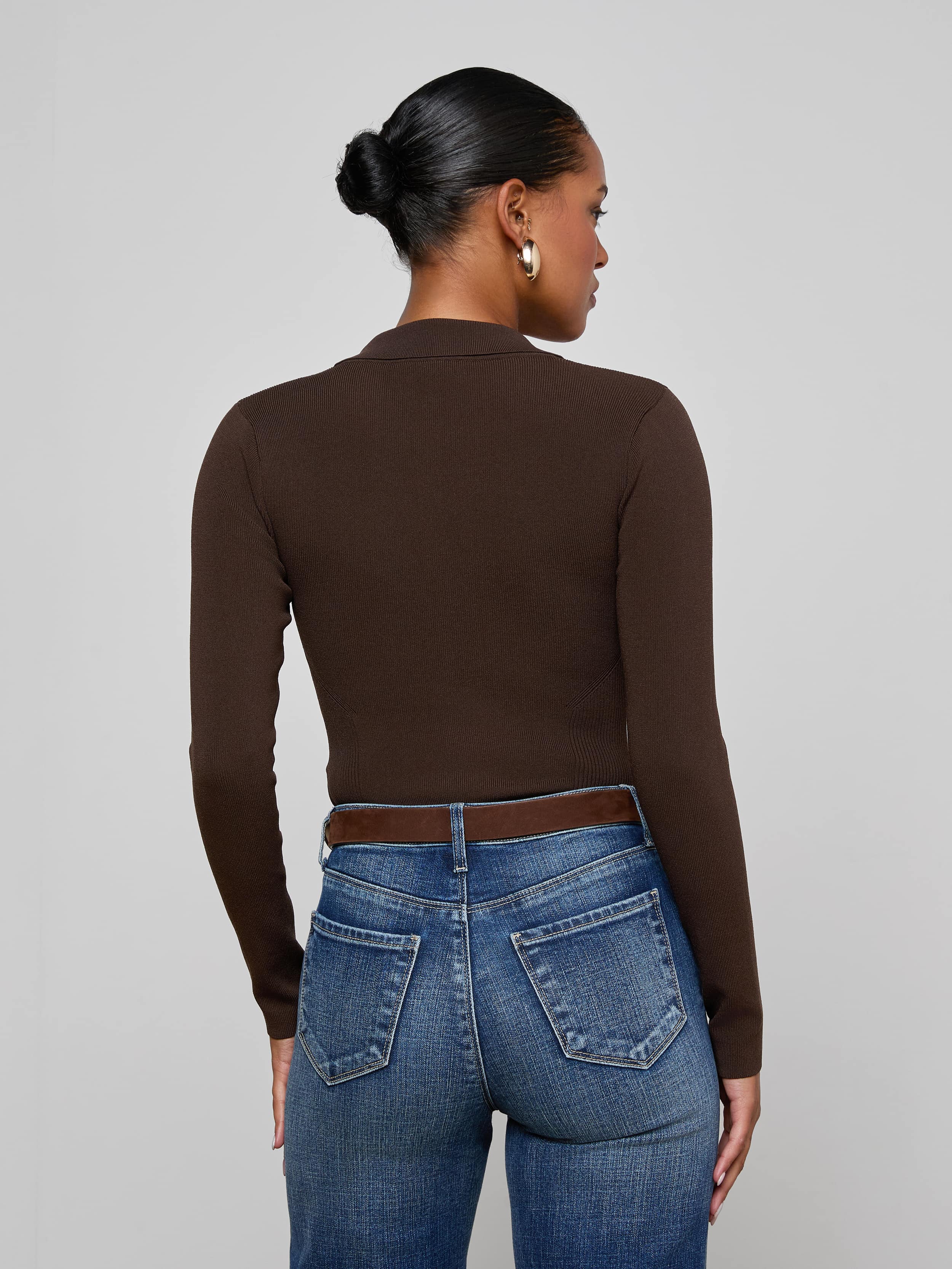 L'AGENCE - Elisabetta Knit Bodysuit - Image 4