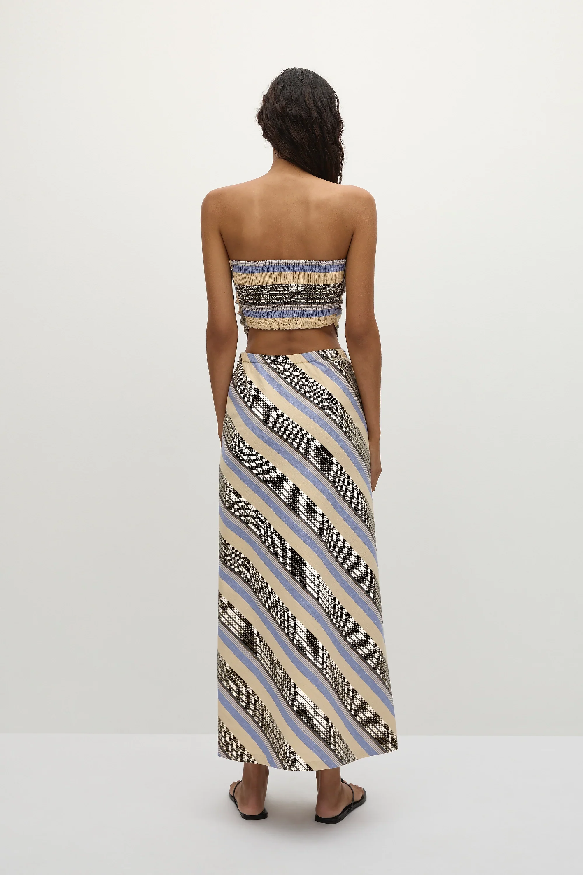 Faithfull - Elise Skirt Marine Stripe - Final Sale - Image 5