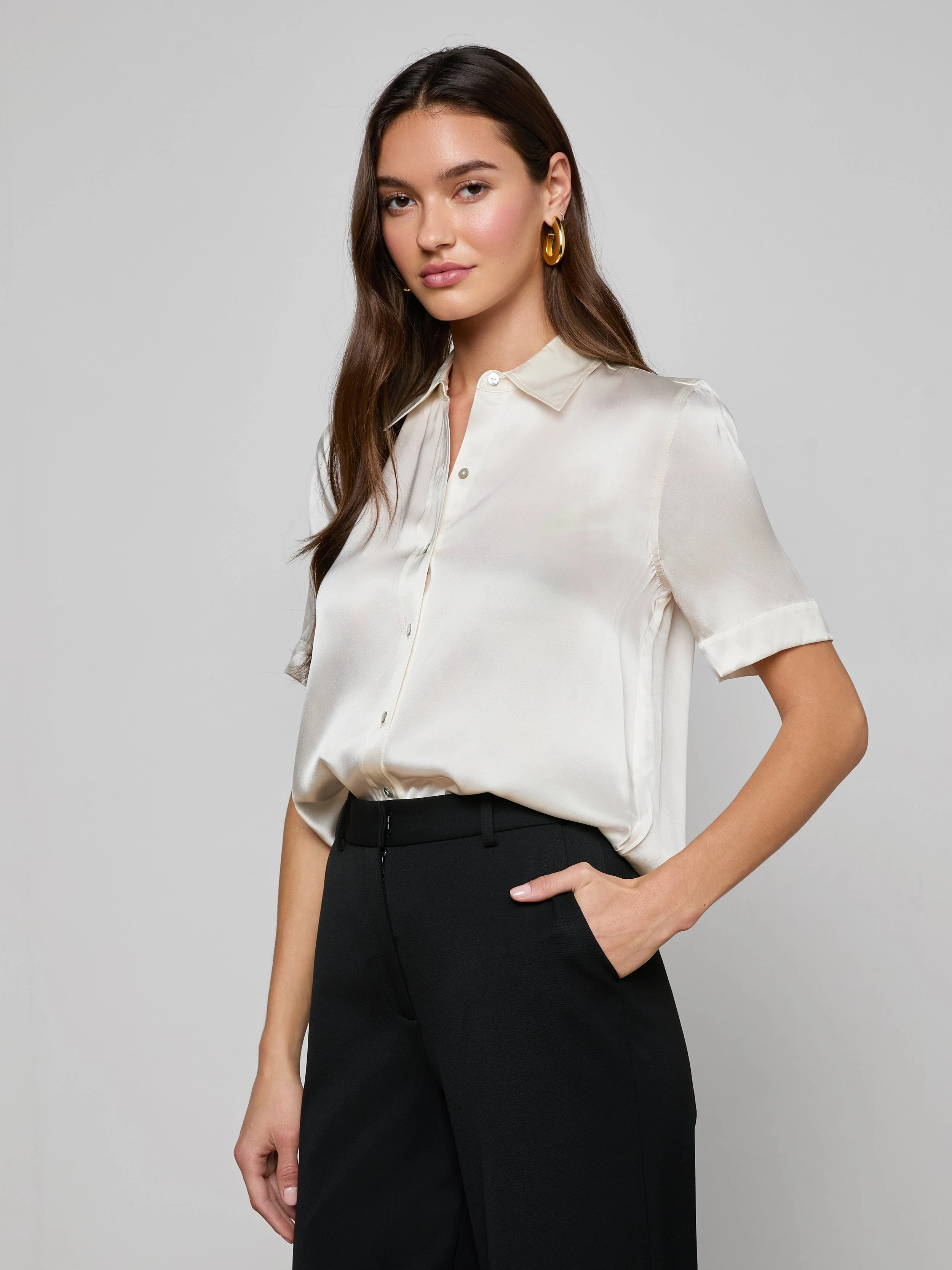 L'AGENCE - Ellah Silk Blouse - Image 8