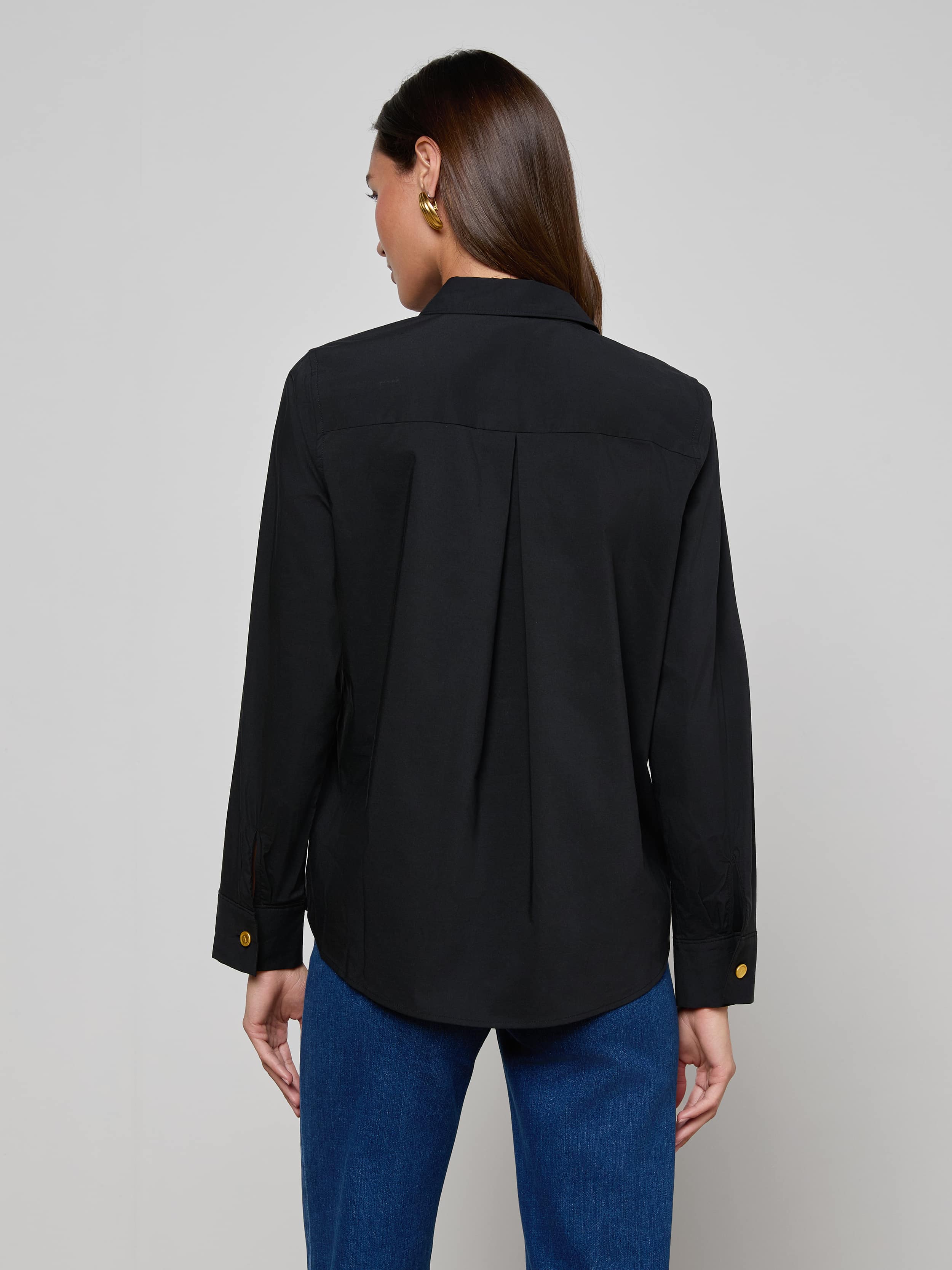L'AGENCE - Ellery Button - Down Shirt - Image 4