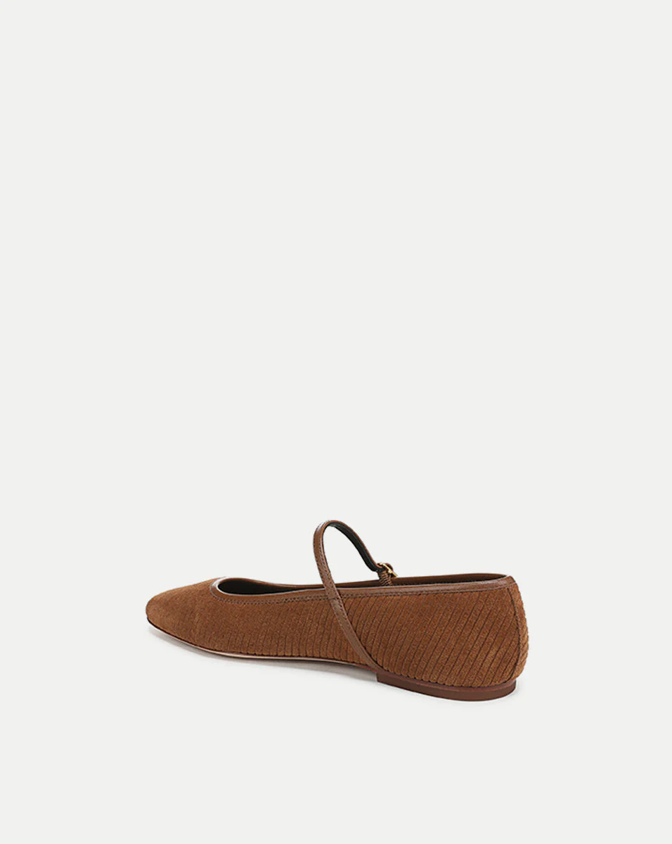Veronica Beard - Ellie Corduroy Suede Flat - Image 4