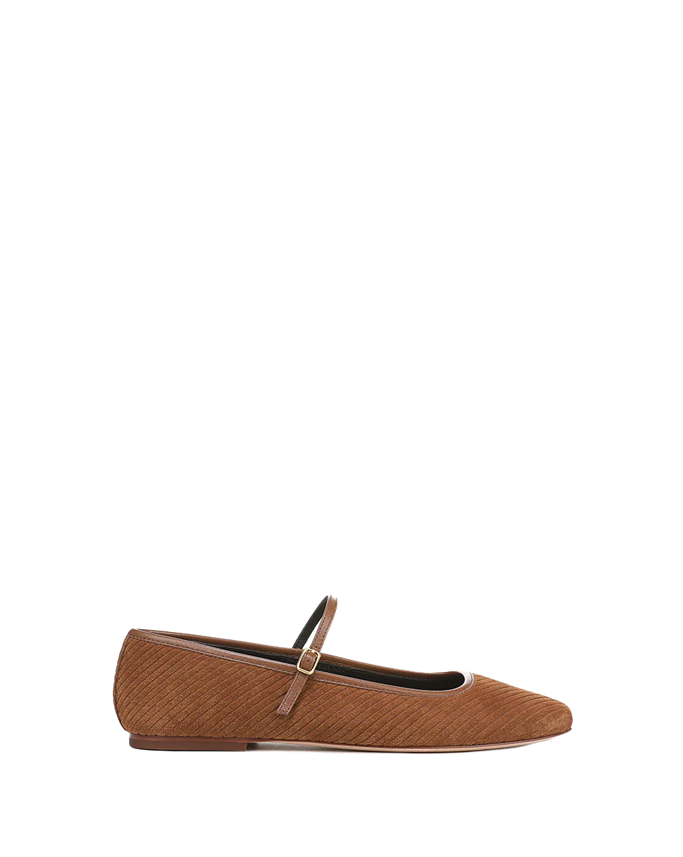 Veronica Beard - Ellie Corduroy Suede Flat - Image 5